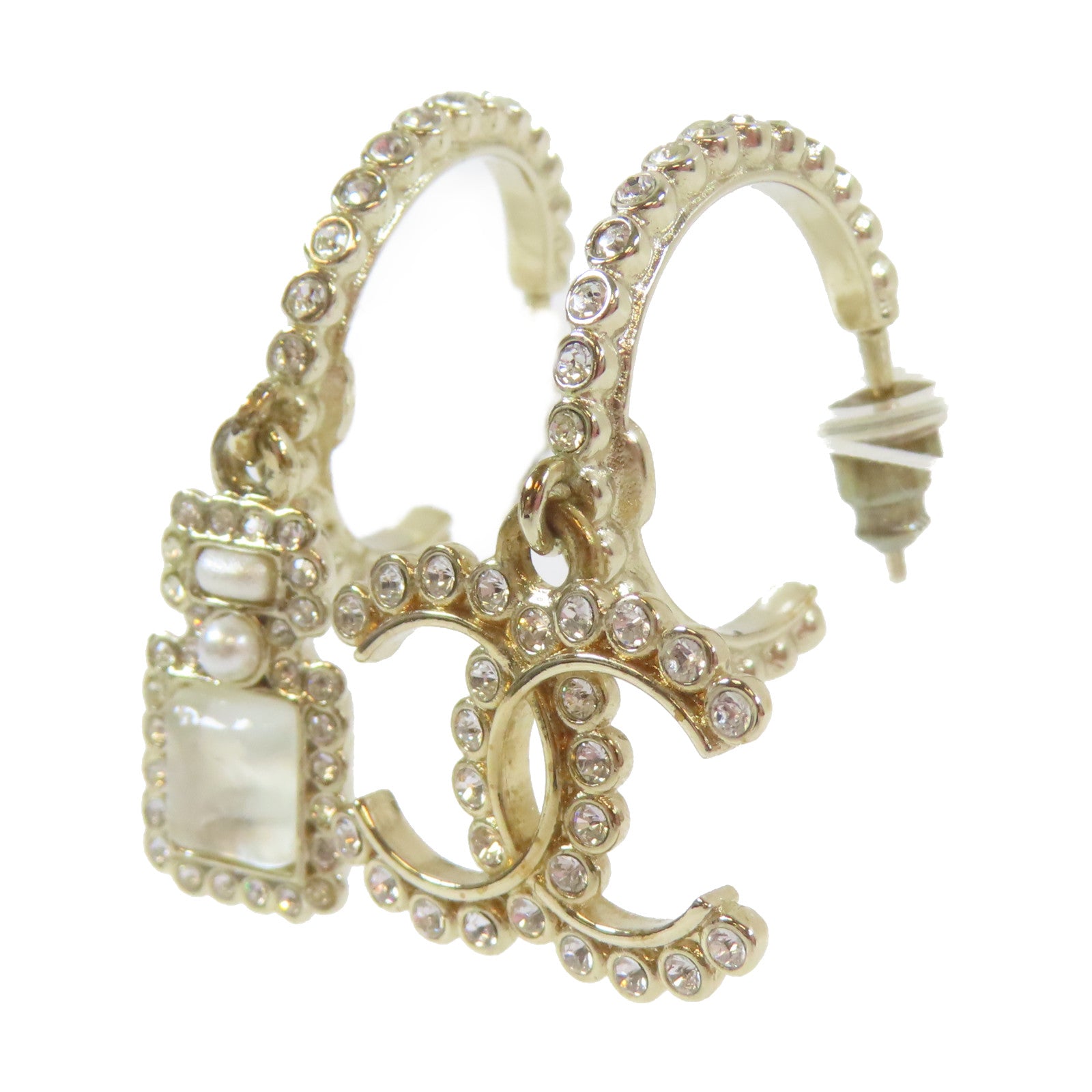 CHANEL 金屬Earring金色