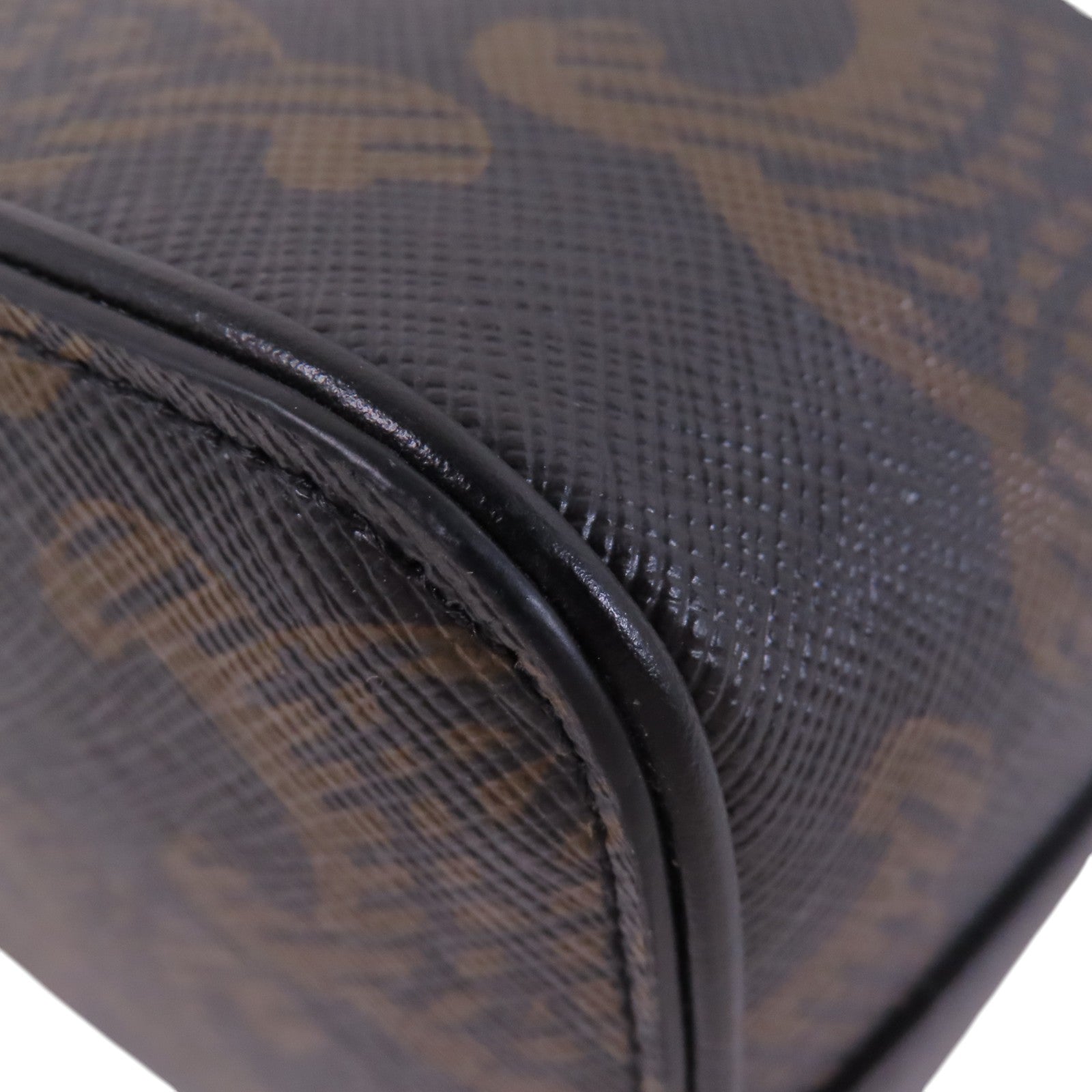 CELINE 塗層帆布Boite In Triomphe銀扣肩背袋