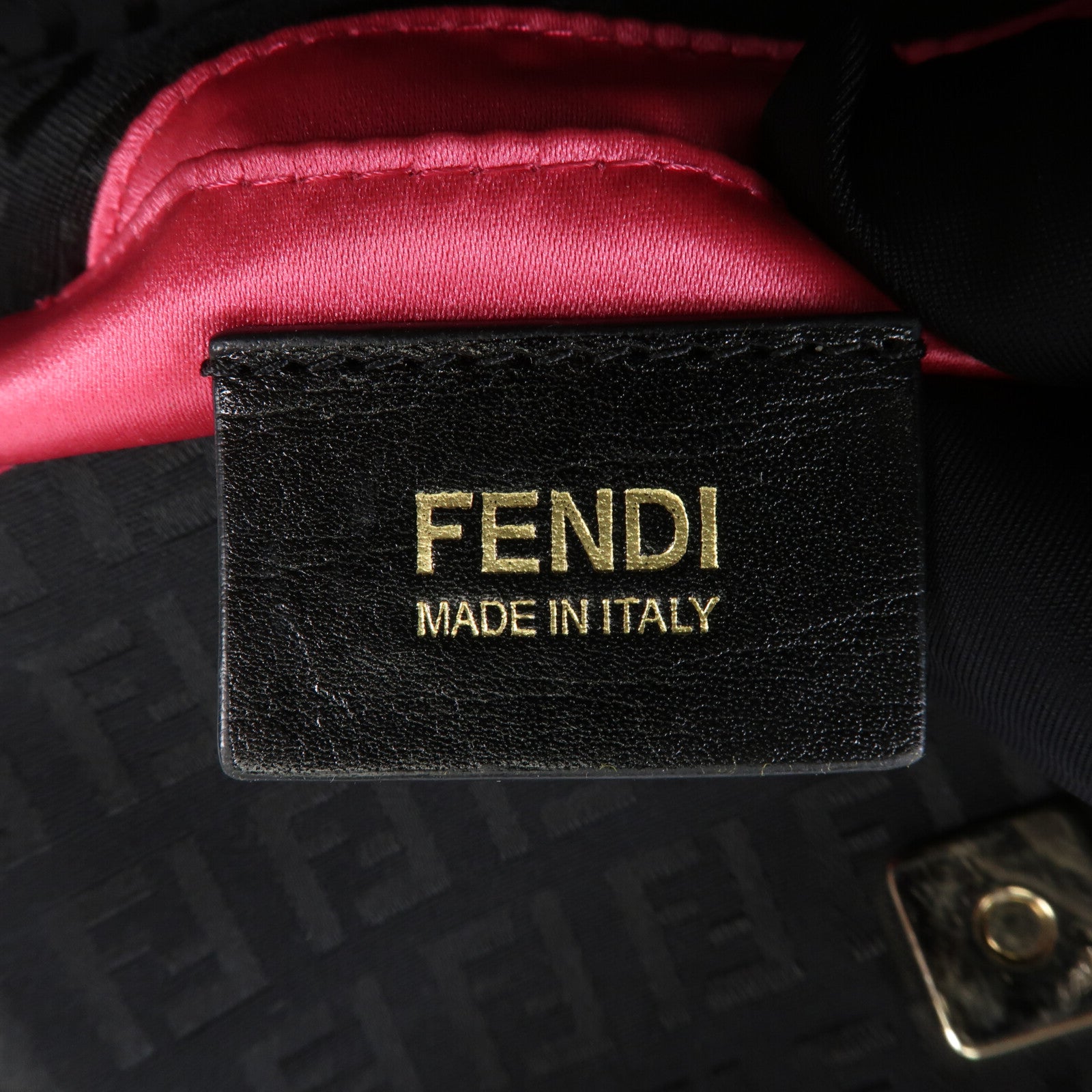 FENDI 帆布Hand Bag金扣手挽袋