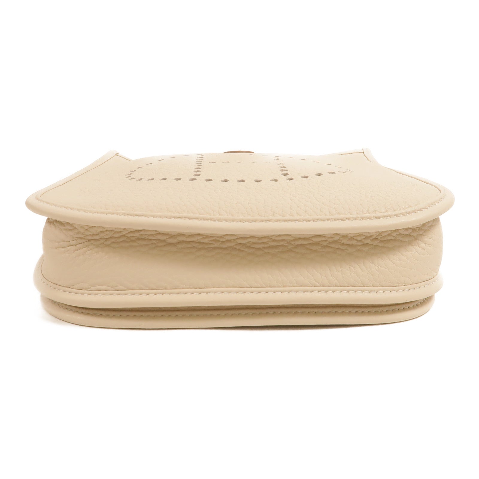 HERMES Clemence皮革Evelyne 23肩背袋Craie