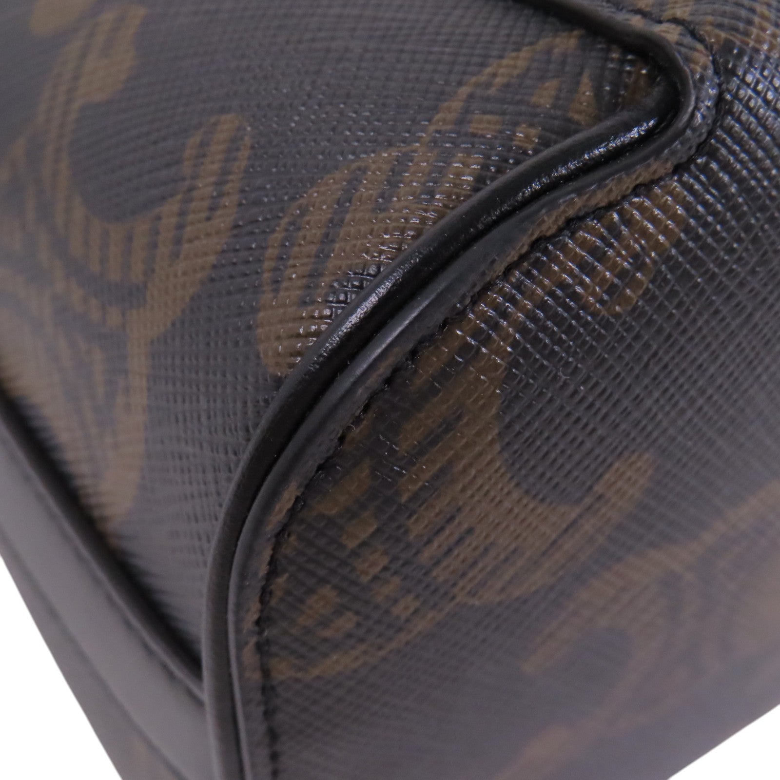 CELINE 塗層帆布Boite In Triomphe銀扣肩背袋