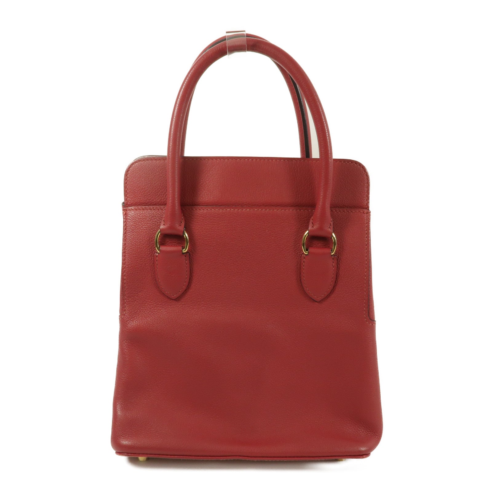 HERMES Evercolor皮革Toobox 20手挽袋Rouge Grenat