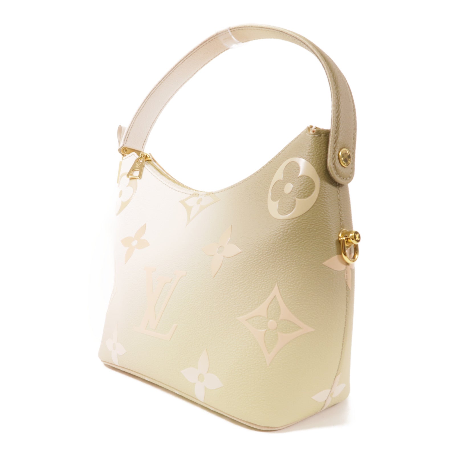 LOUIS VUITTON Monogram Empreinte Marshmallow PM金扣手挽肩背兩用袋
