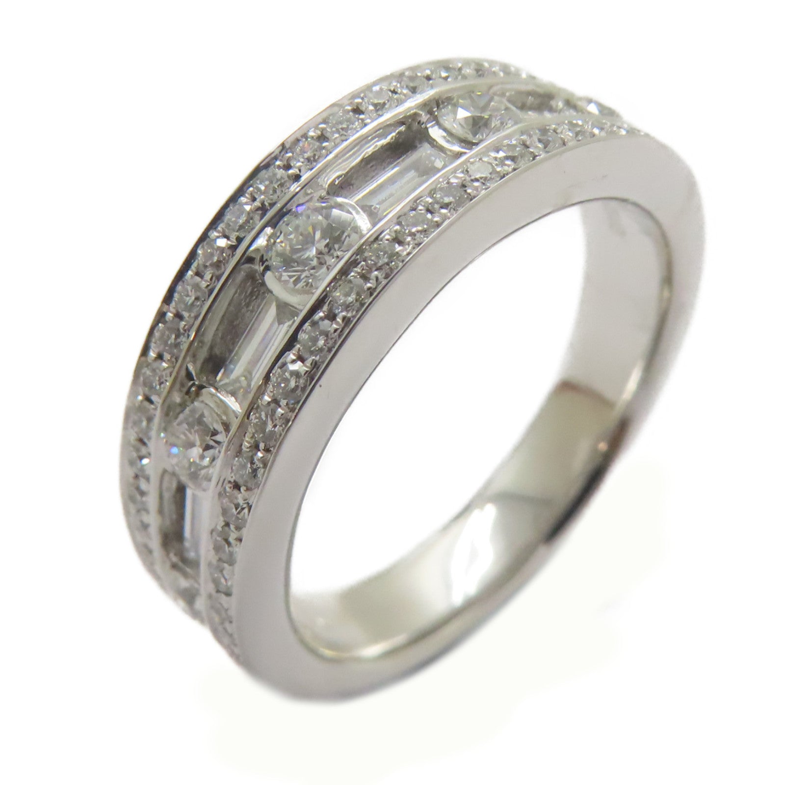 JEWELRY 18K白金Diamond Ring 0.89ct鑽石戒指US#8.5