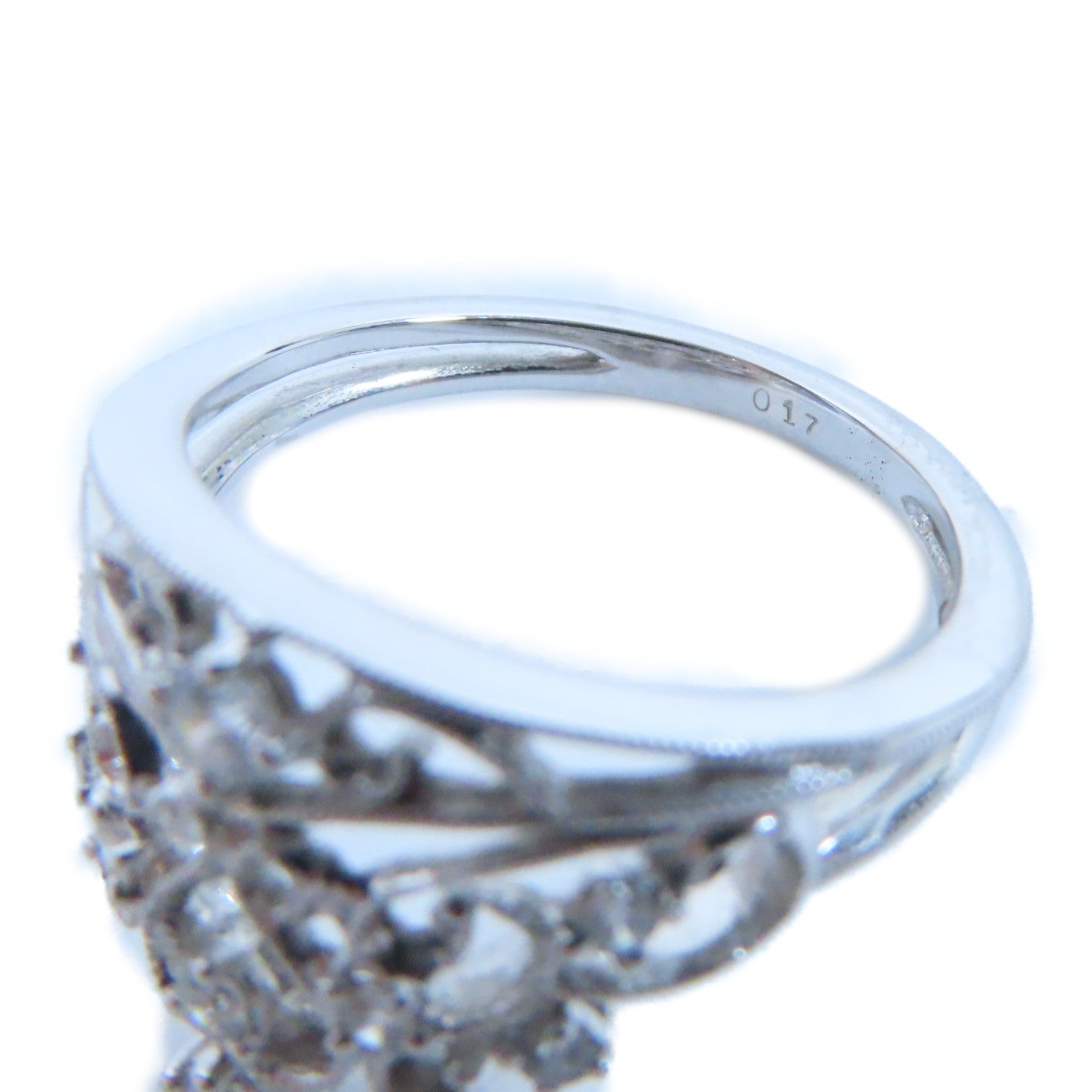 JEWELRY **【激減優惠】18K白金Diamond Ring 0.17ct鑽石戒指US#5