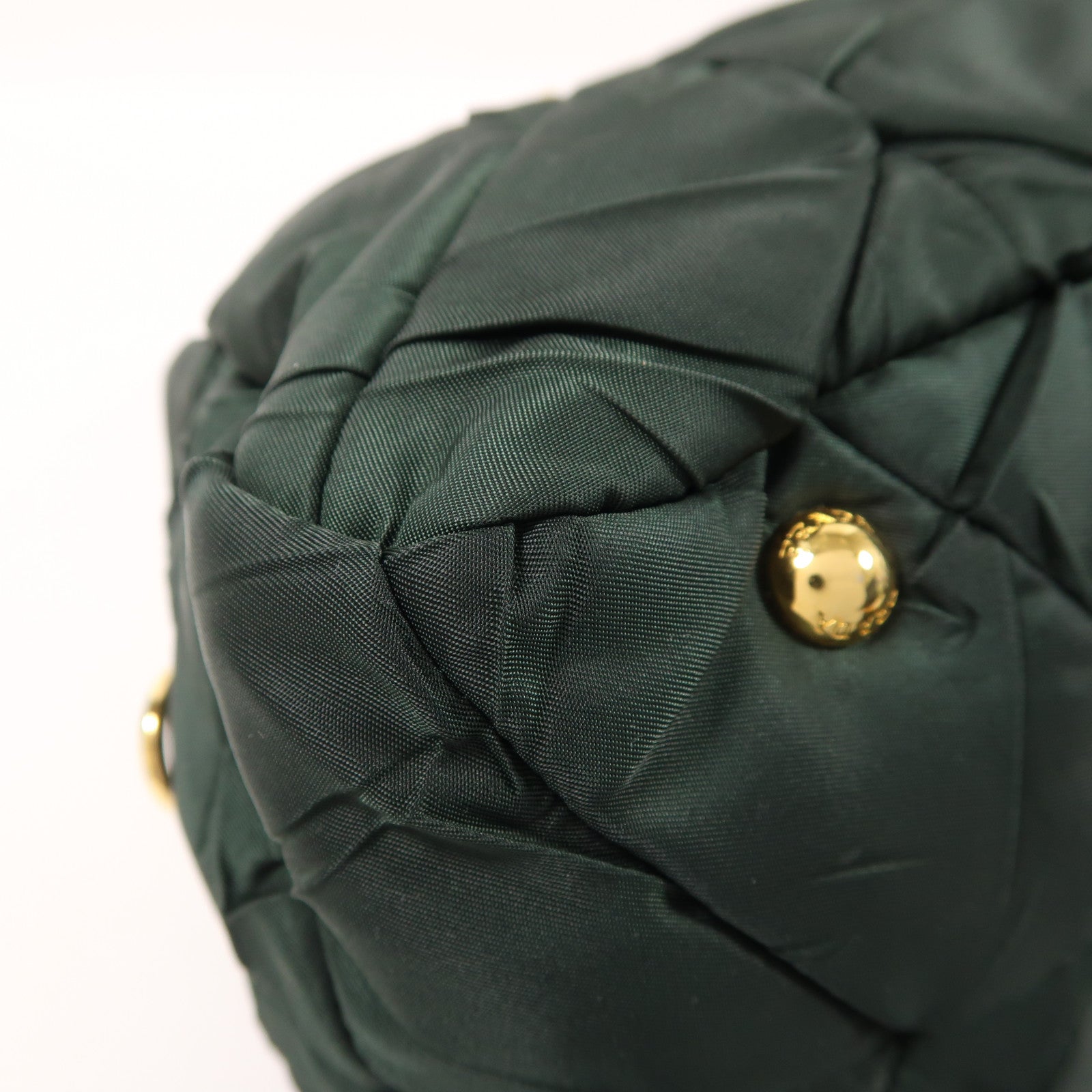 PRADA 尼龍Mini Boston金扣手挽肩背兩用袋