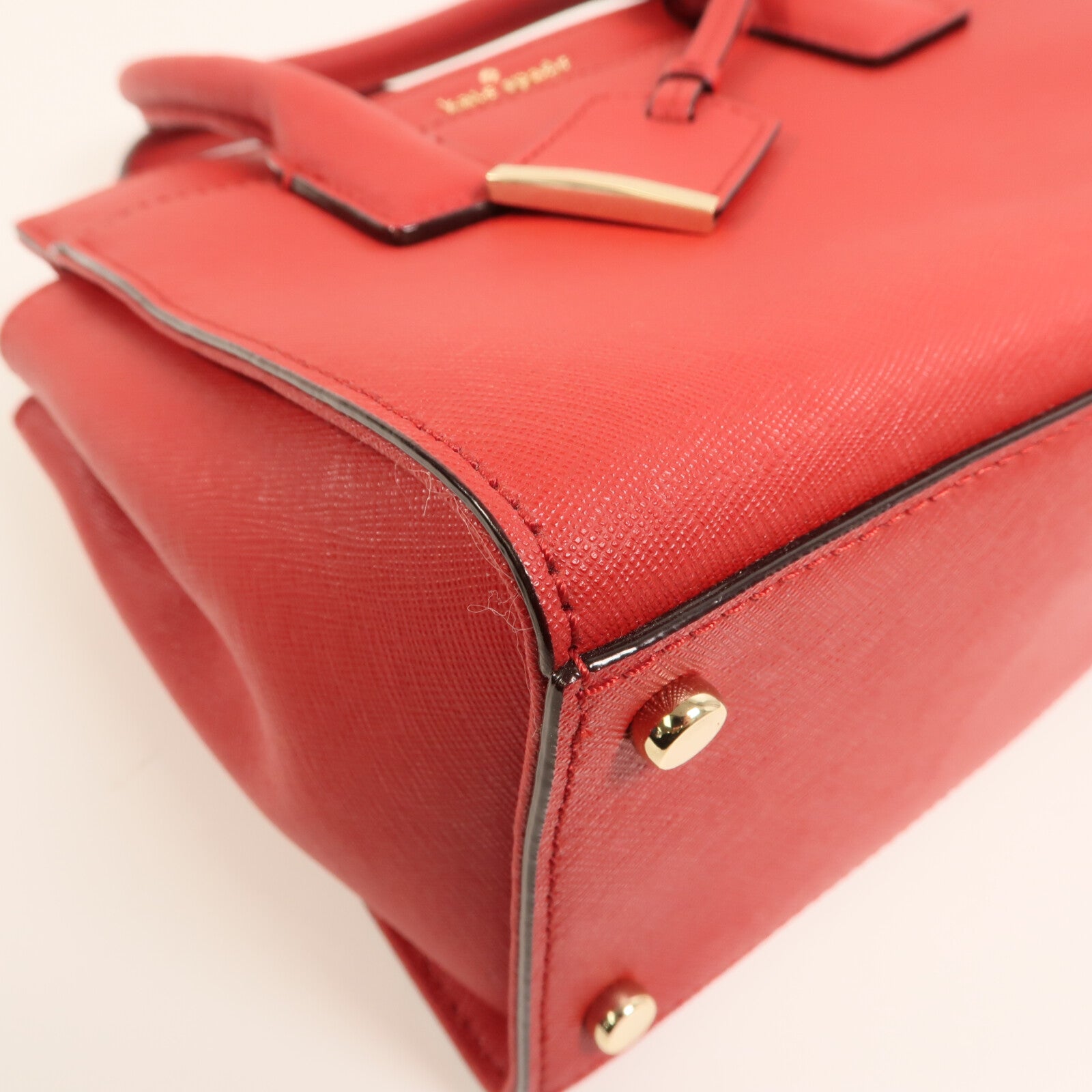 Kate Spade 牛皮皮革Shoulder Bag金扣手挽肩背兩用袋