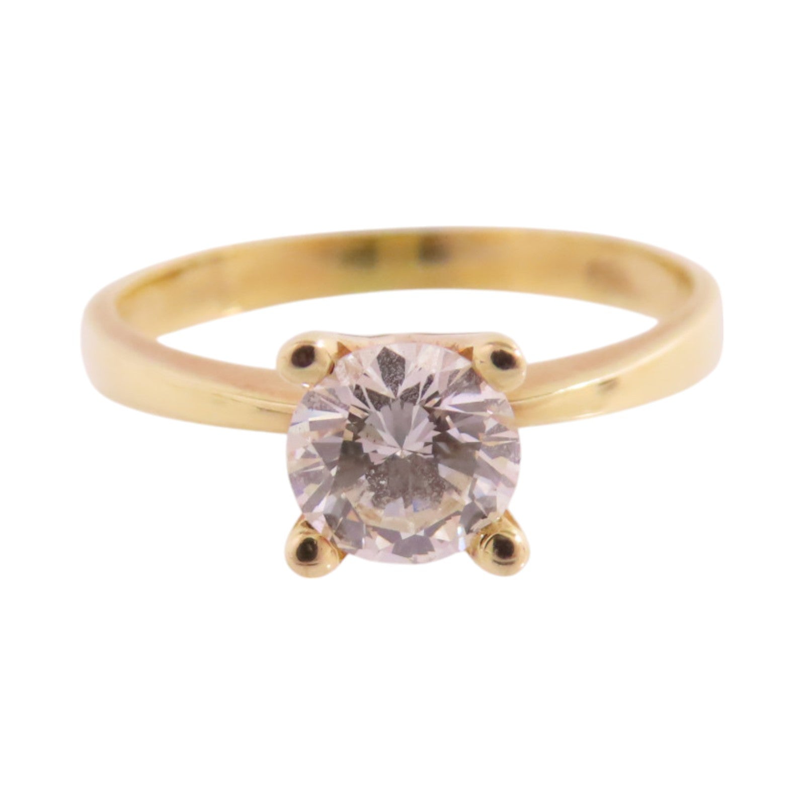 JEWELRY 【激減優惠】18K黃金/鑽石Diamond Ring戒指US#5.25