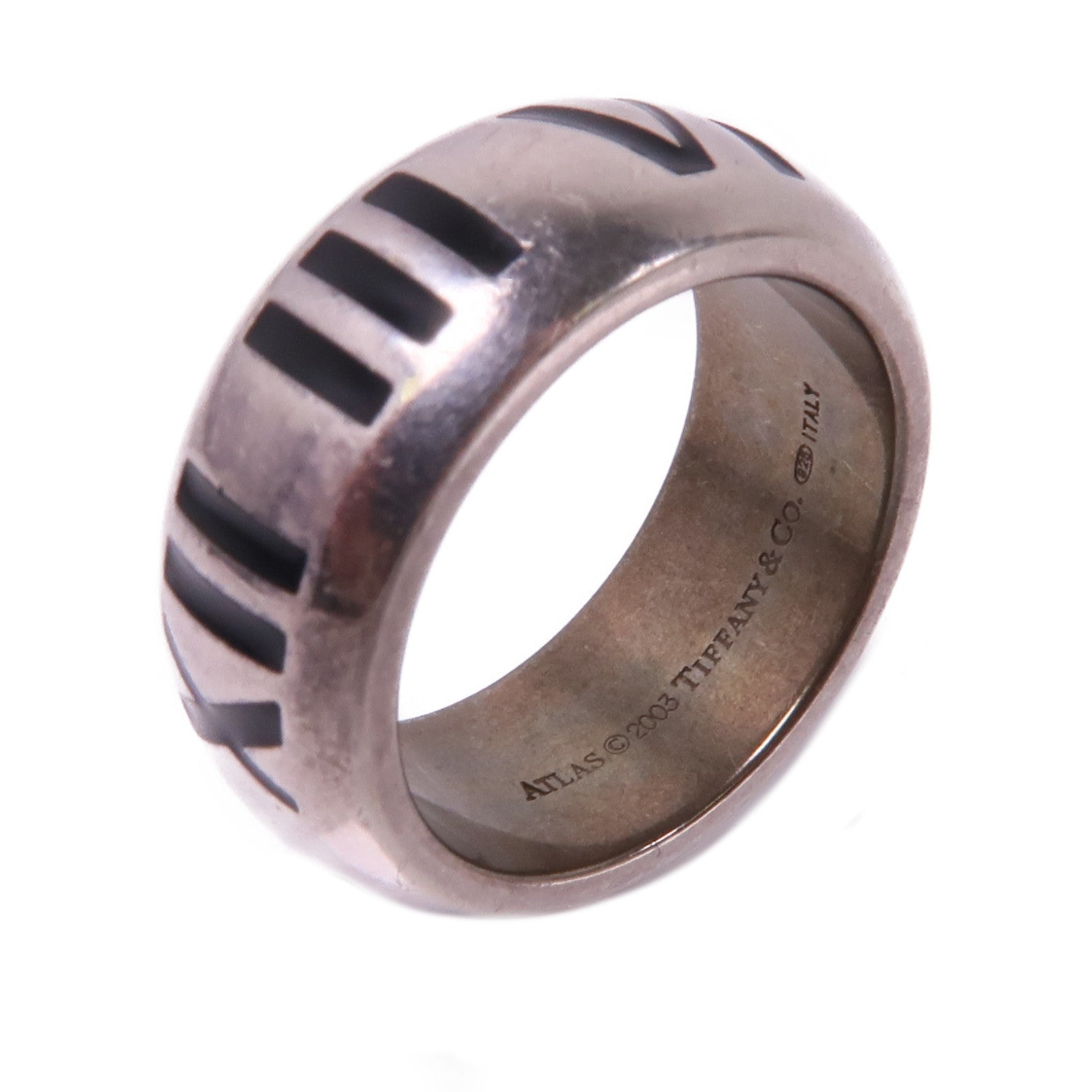 TIFFANY＆CO 925純銀Atlas Ring戒指US#4.25