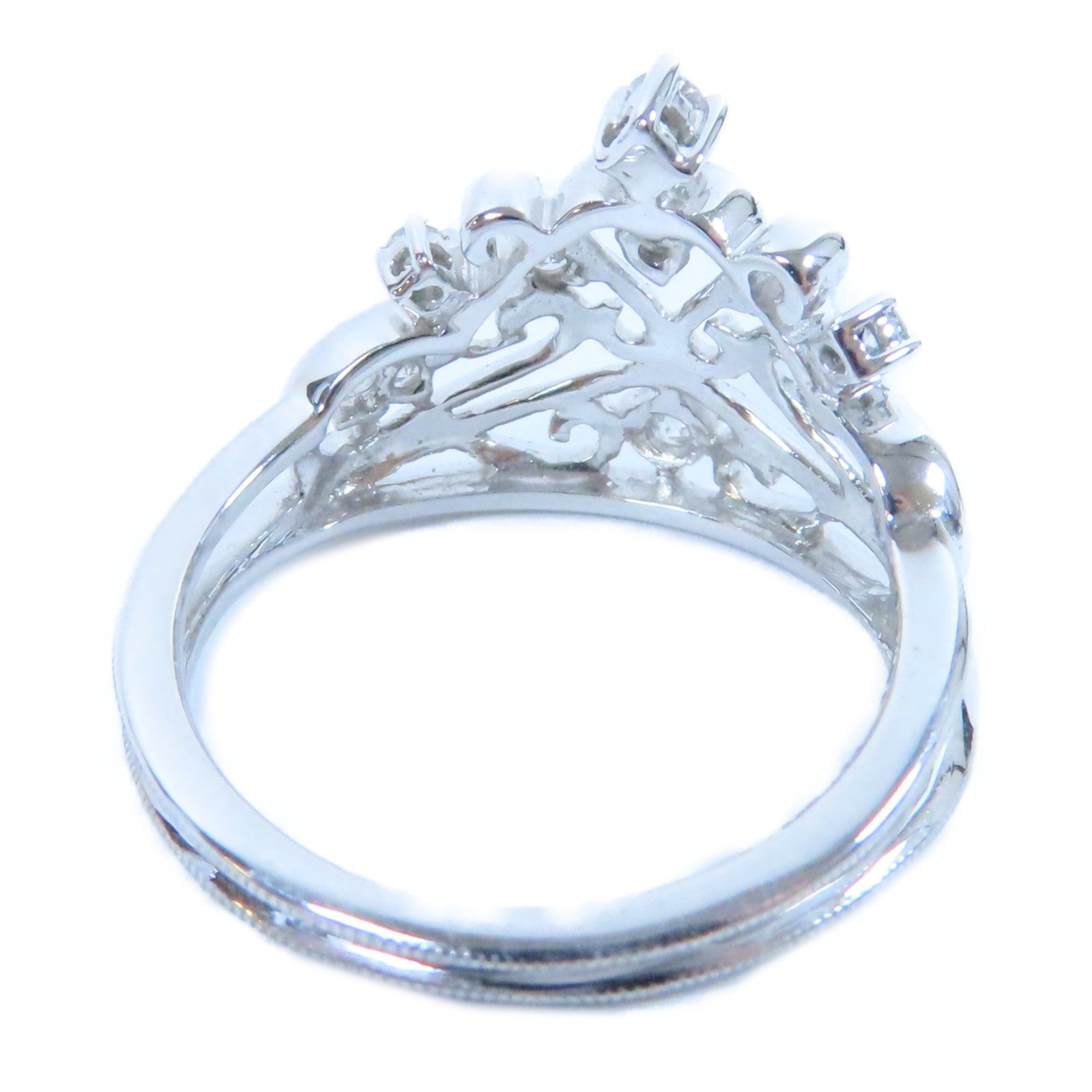 JEWELRY **【激減優惠】18K白金Diamond Ring 0.17ct鑽石戒指US#5