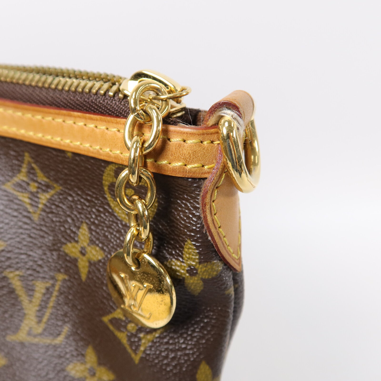 LOUIS VUITTON Monogram Palermo PM手挽肩背兩用袋棕色
