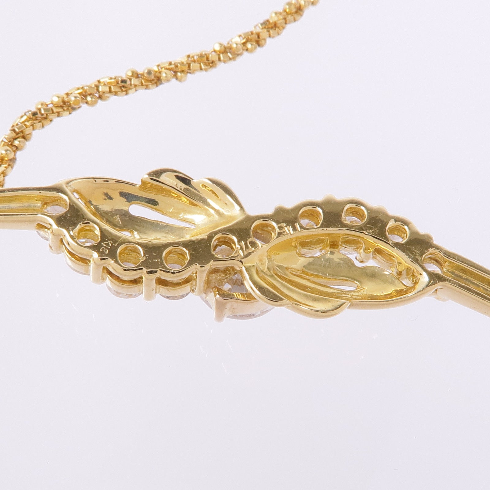 JEWELRY 18K黃金Diamond Necklace鑽石耳環