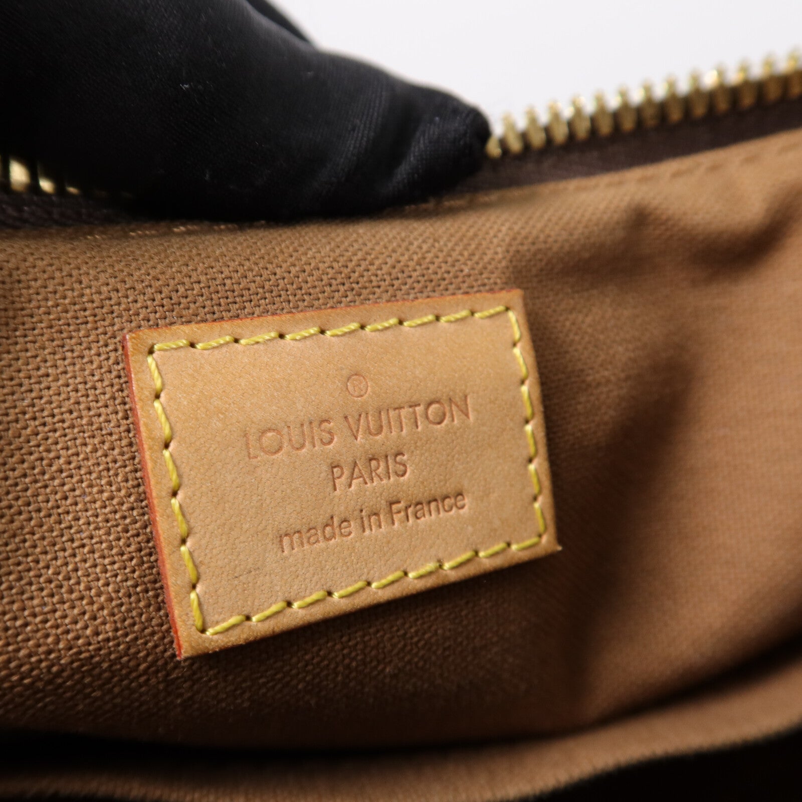 LOUIS VUITTON Monogram Palermo PM手挽肩背兩用袋棕色