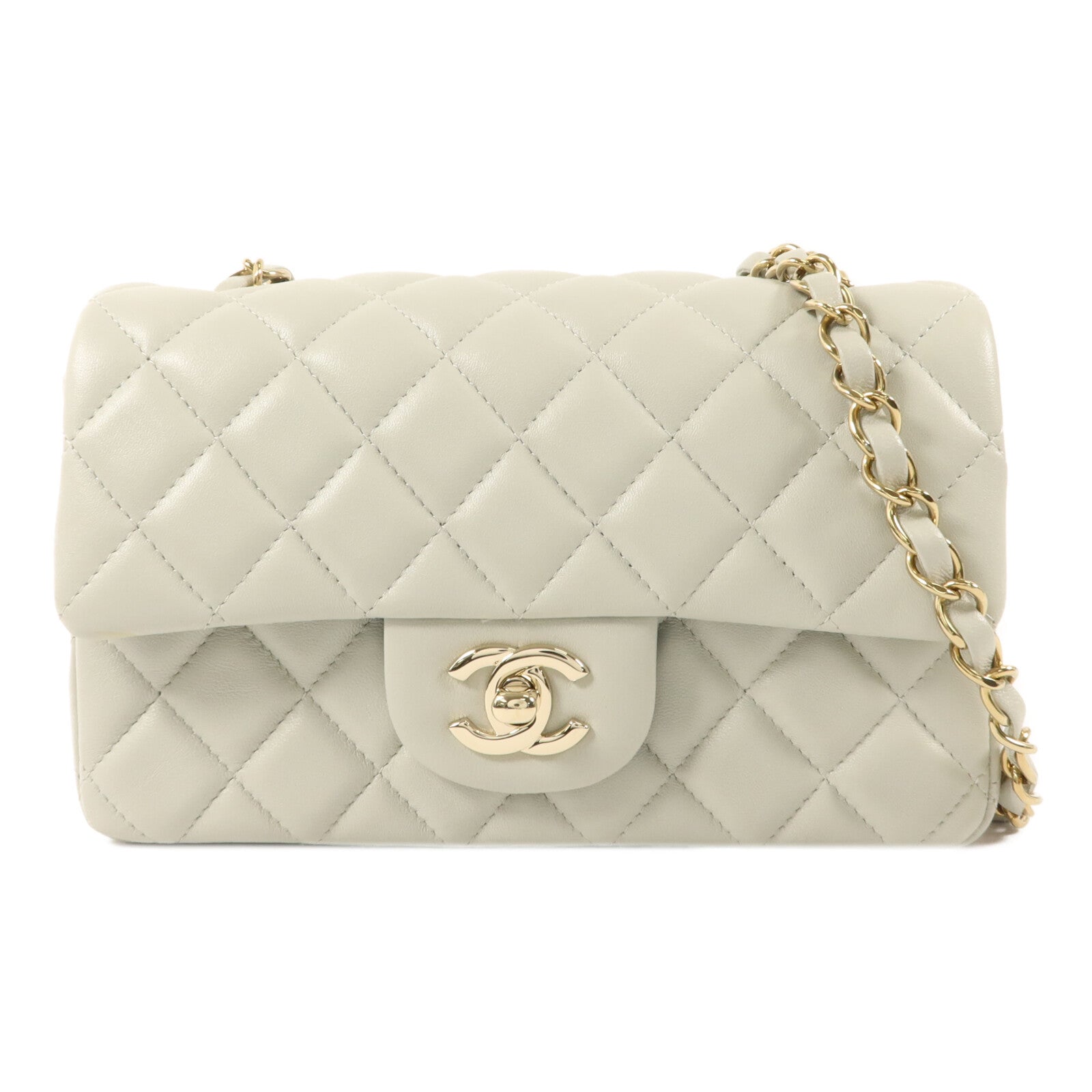 CHANEL 羊皮皮革Classic 20鏈帶肩背袋
