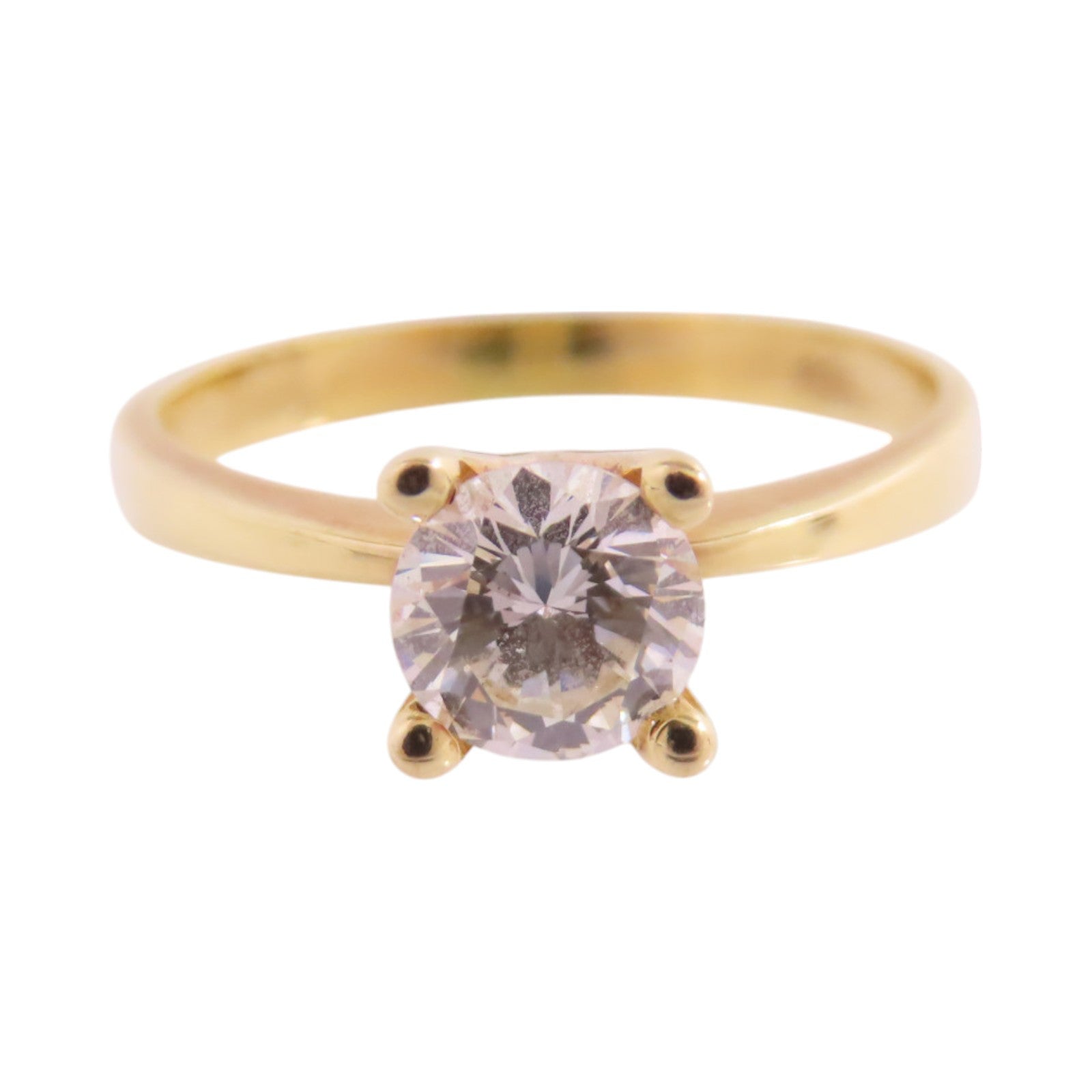 JEWELRY 【激減優惠】18K黃金/鑽石Diamond Ring戒指US#5.25