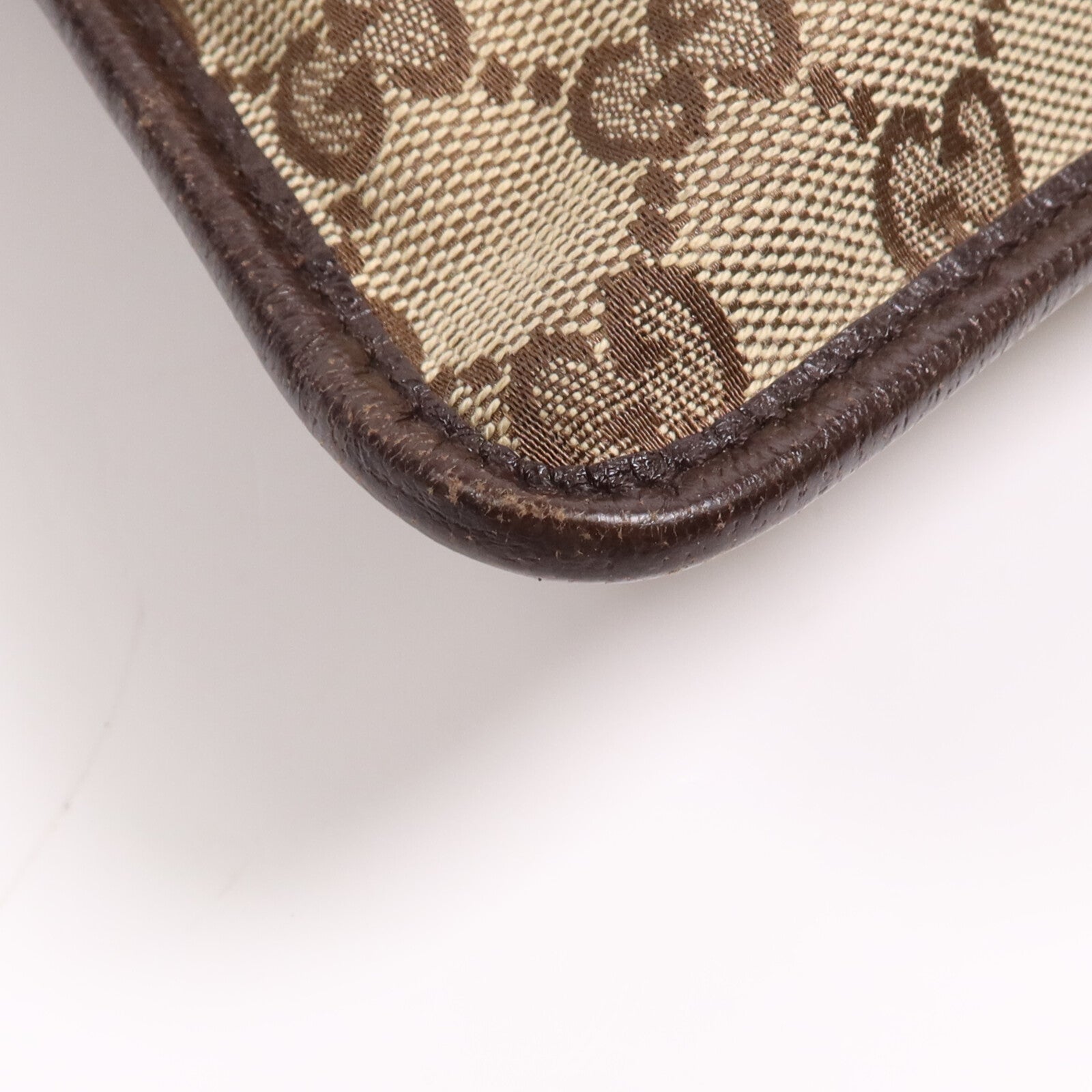 GUCCI 帆布Cross Carry Bag銀扣肩背袋