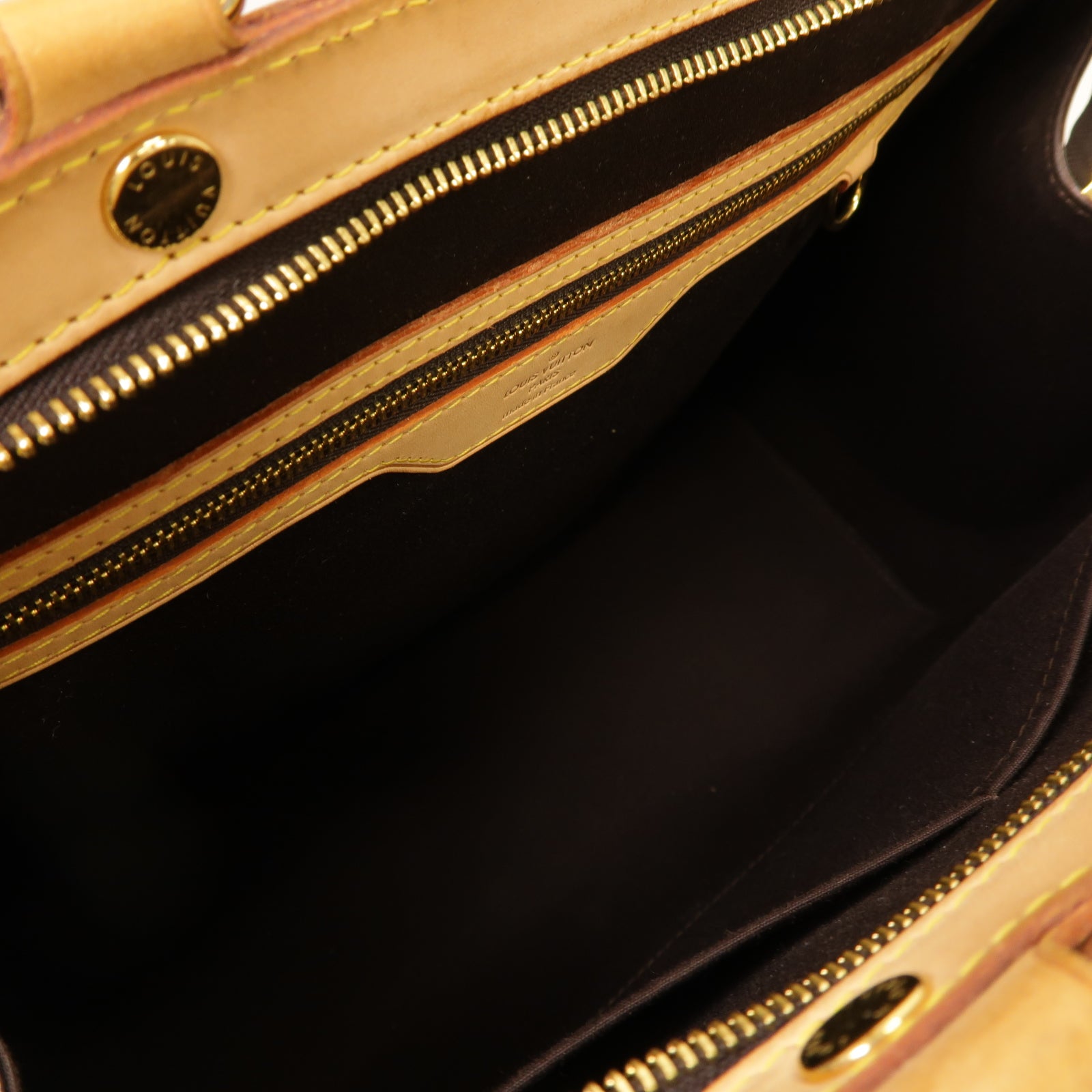 LOUIS VUITTON 【激減優惠】Vernis Brea GM金扣手挽肩背兩用袋酒紅色