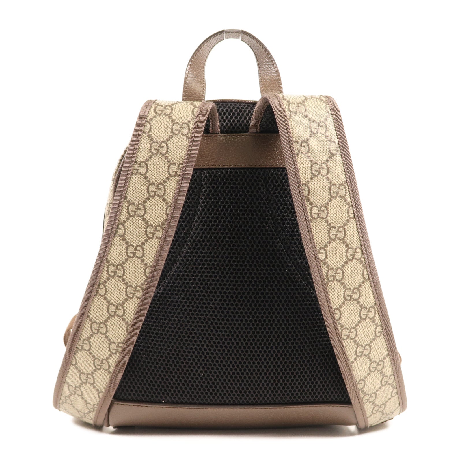 GUCCI 塗層帆布Backpack金扣背包