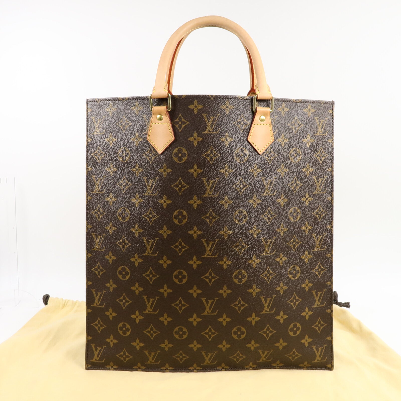LOUIS VUITTON Monogram Sac Plat手挽袋