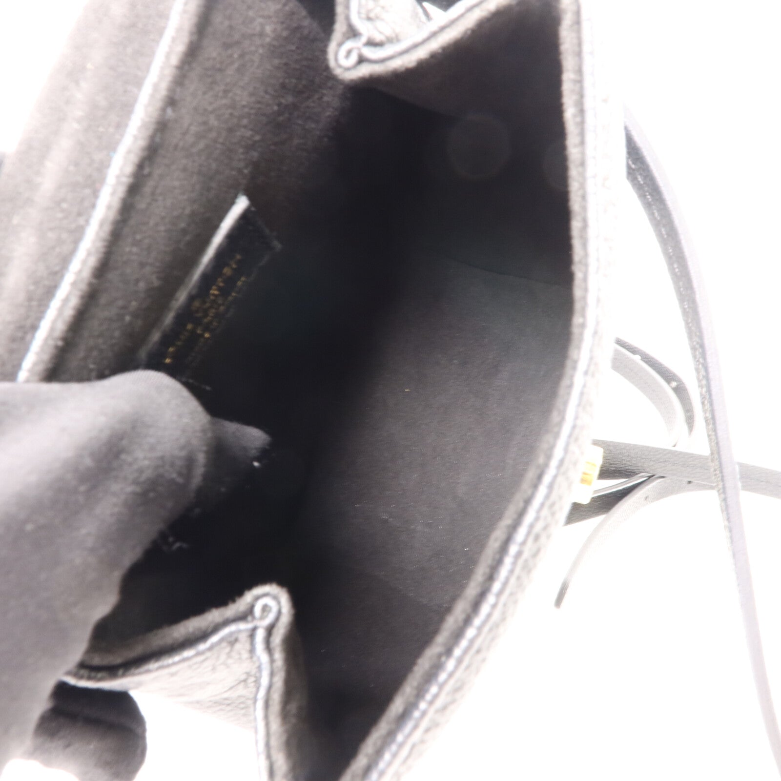 LOUIS VUITTON Monogram Empreinte Tiny Backpack金扣背包