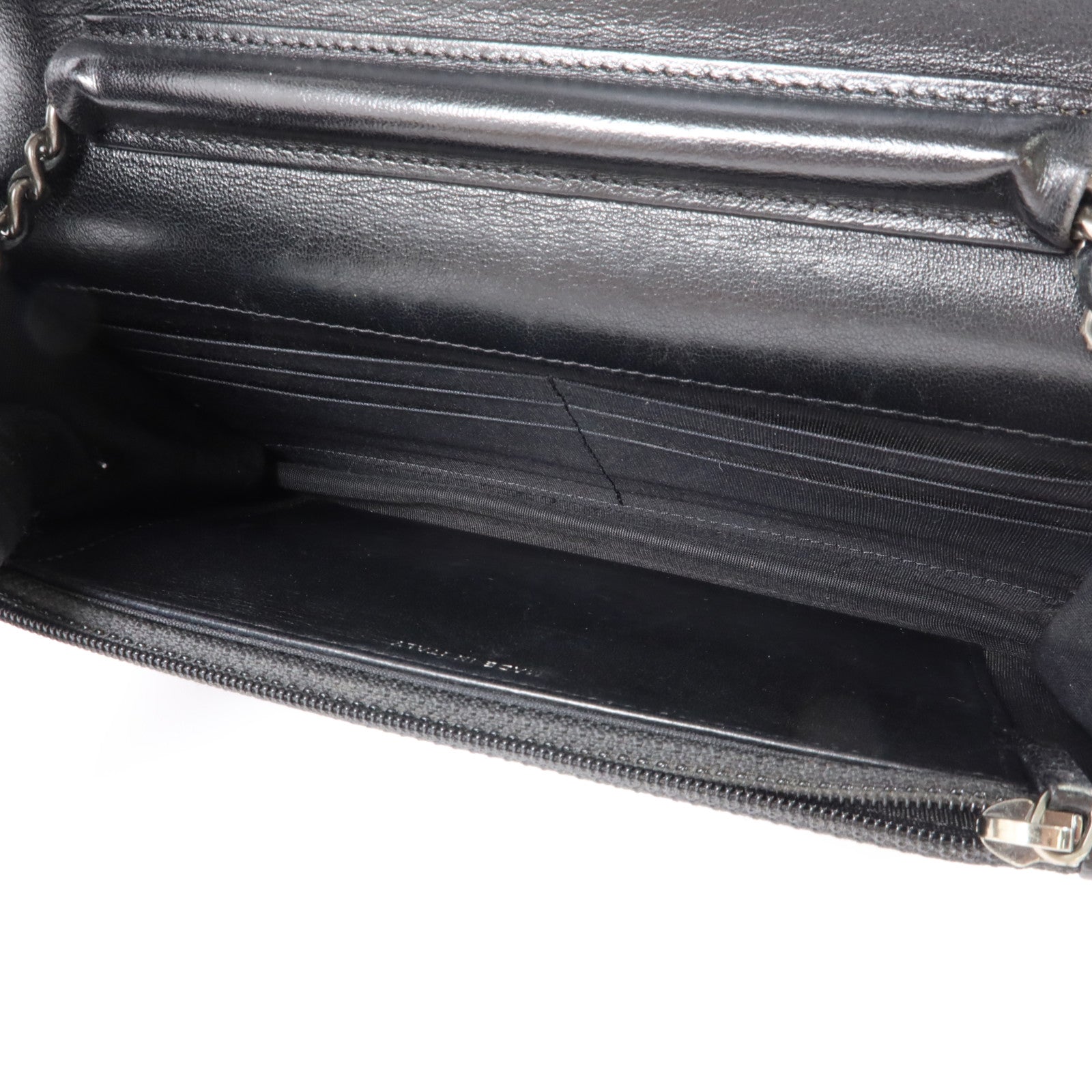 CHANEL 羊皮皮革Boy Chanel Wallet on Chain銀扣鏈帶肩背袋