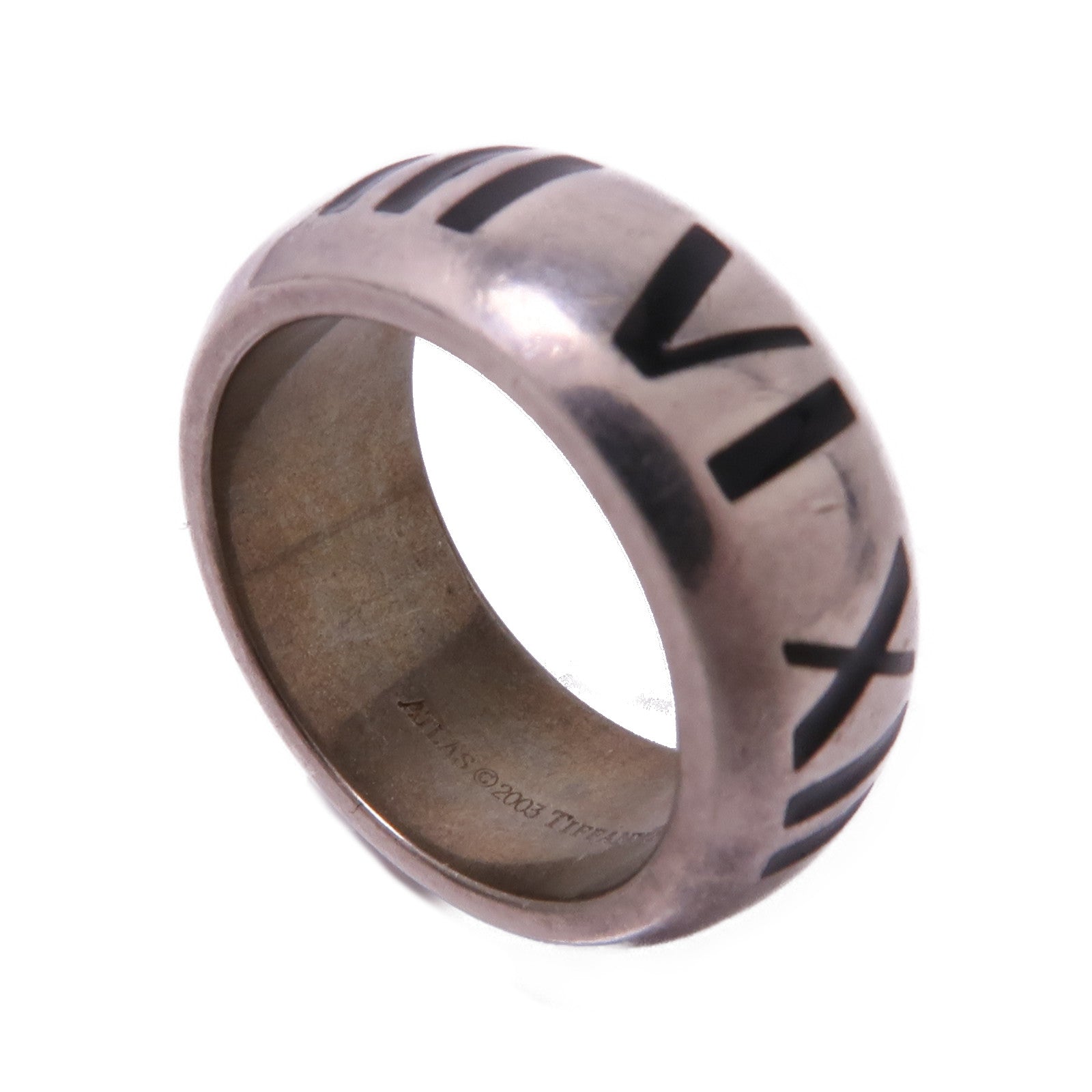 TIFFANY＆CO 925純銀Atlas Ring戒指US#4.25