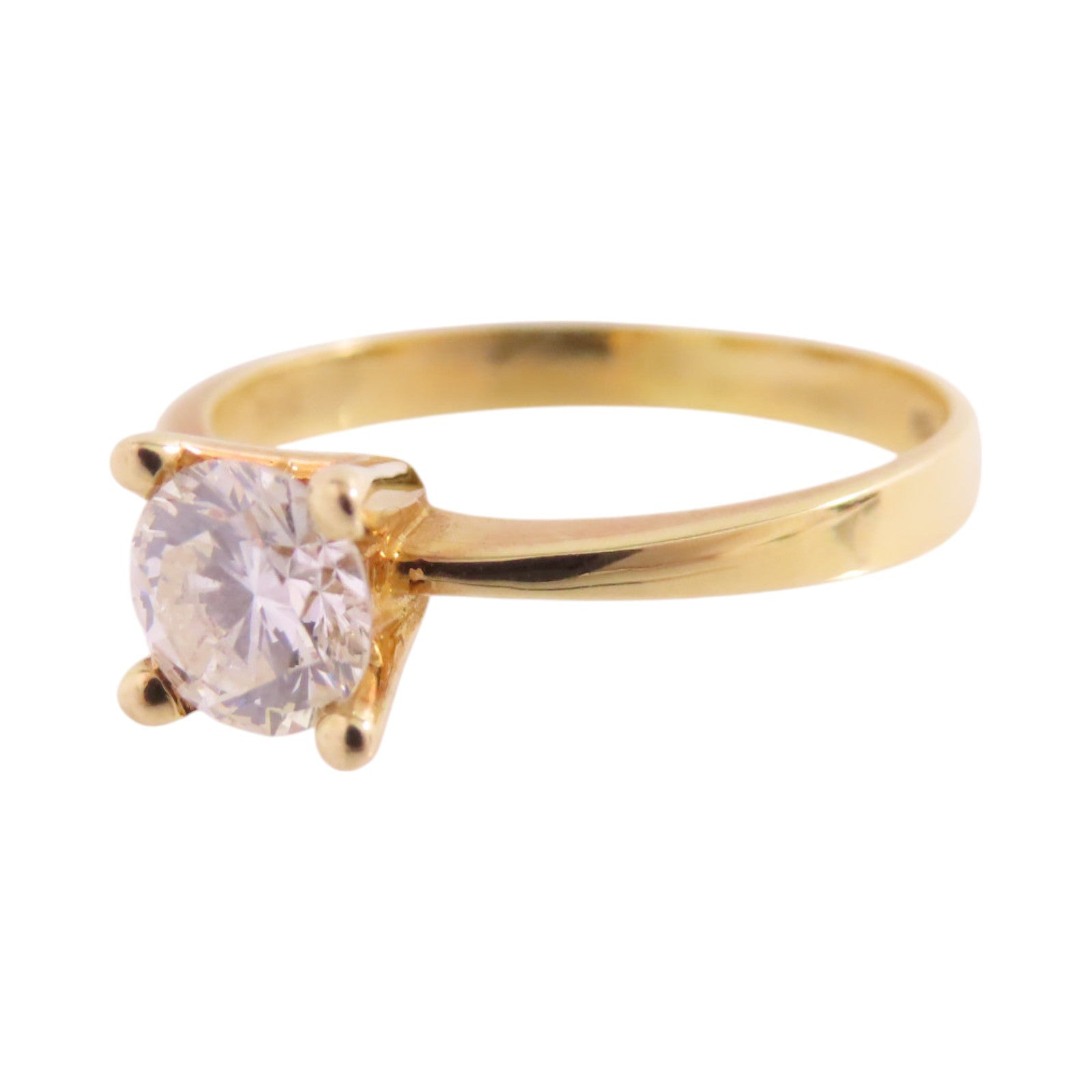 JEWELRY 【激減優惠】18K黃金/鑽石Diamond Ring戒指US#5.25