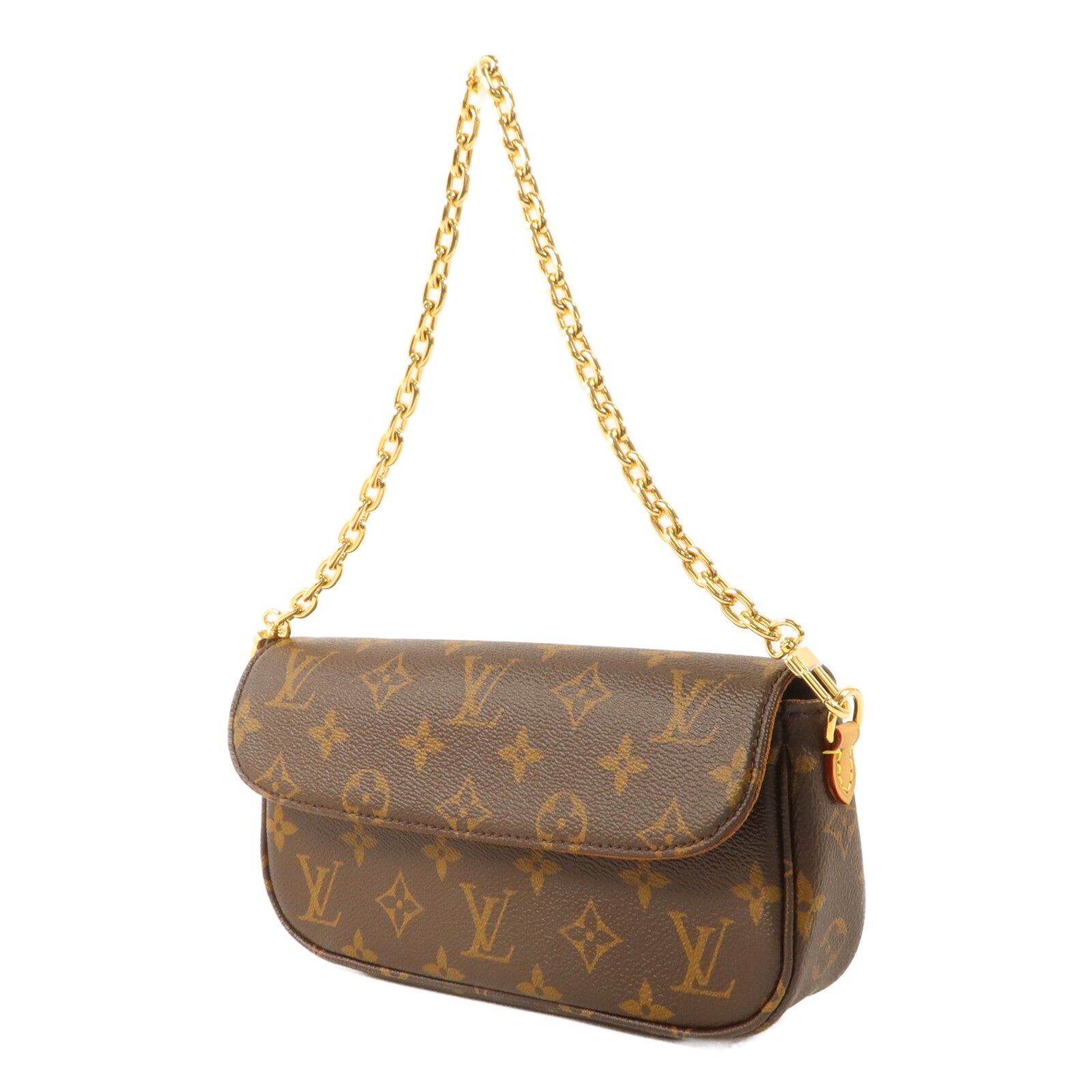 LOUIS VUITTON Monogram Wallet On Chain Ivy金扣肩背袋