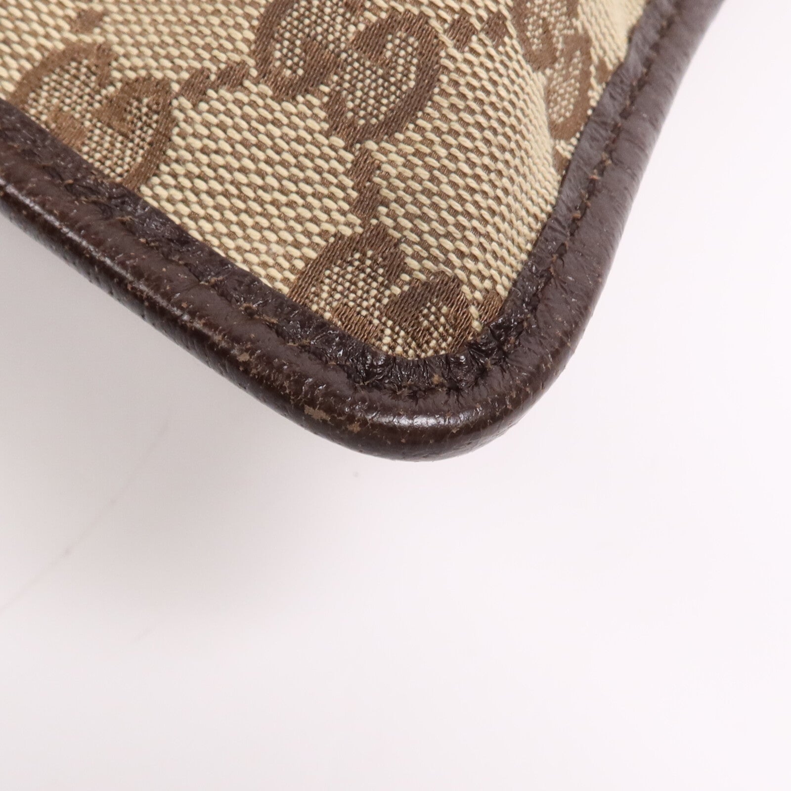 GUCCI 帆布Cross Carry Bag銀扣肩背袋