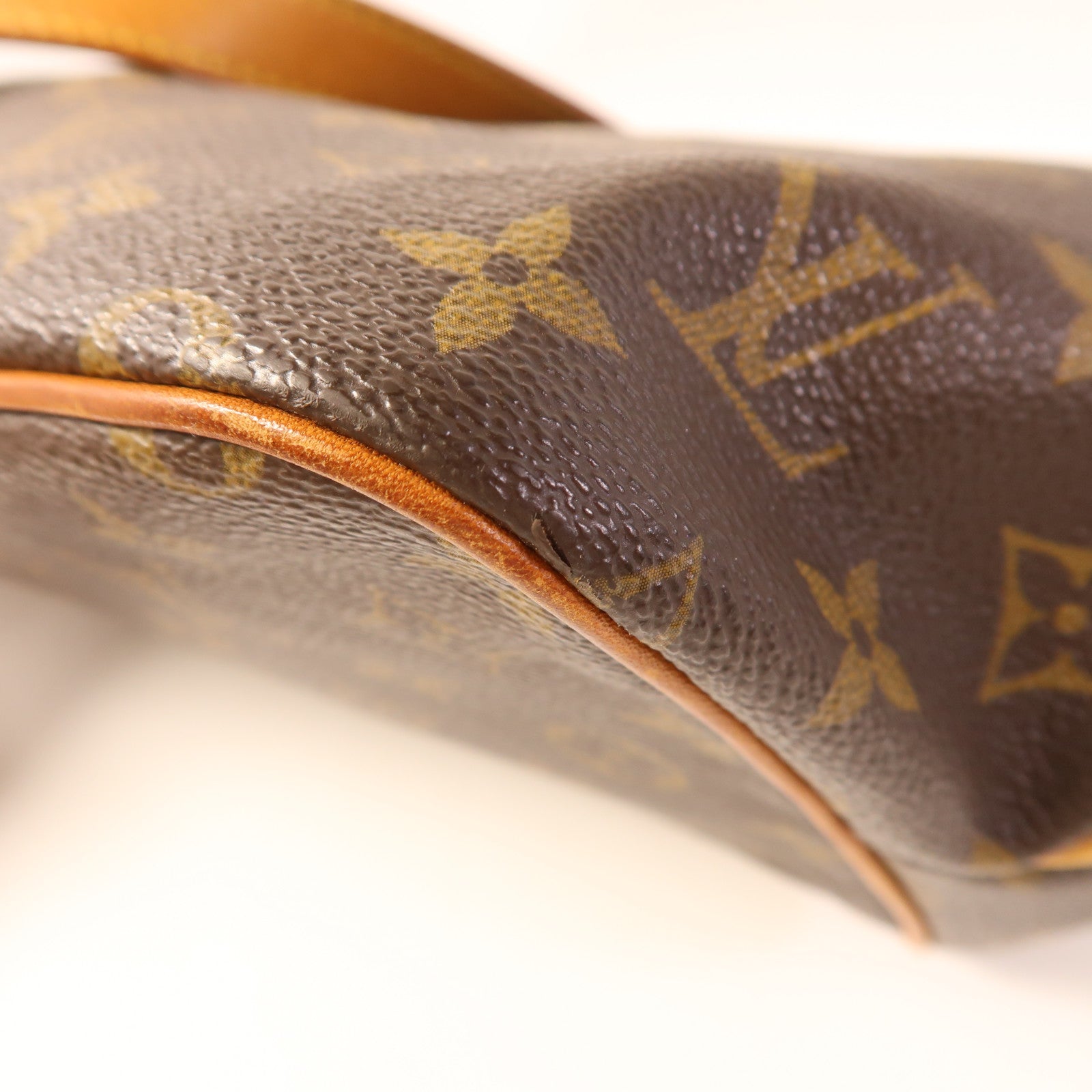 LOUIS VUITTON LV GHW Palermo PM 2 Way Shoulder Bag M40145 Monogram Brown