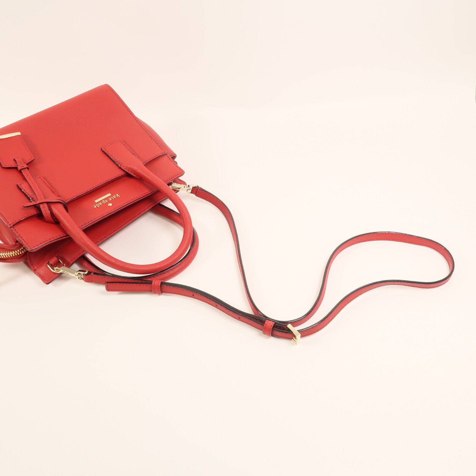 Kate Spade 牛皮皮革Shoulder Bag金扣手挽肩背兩用袋