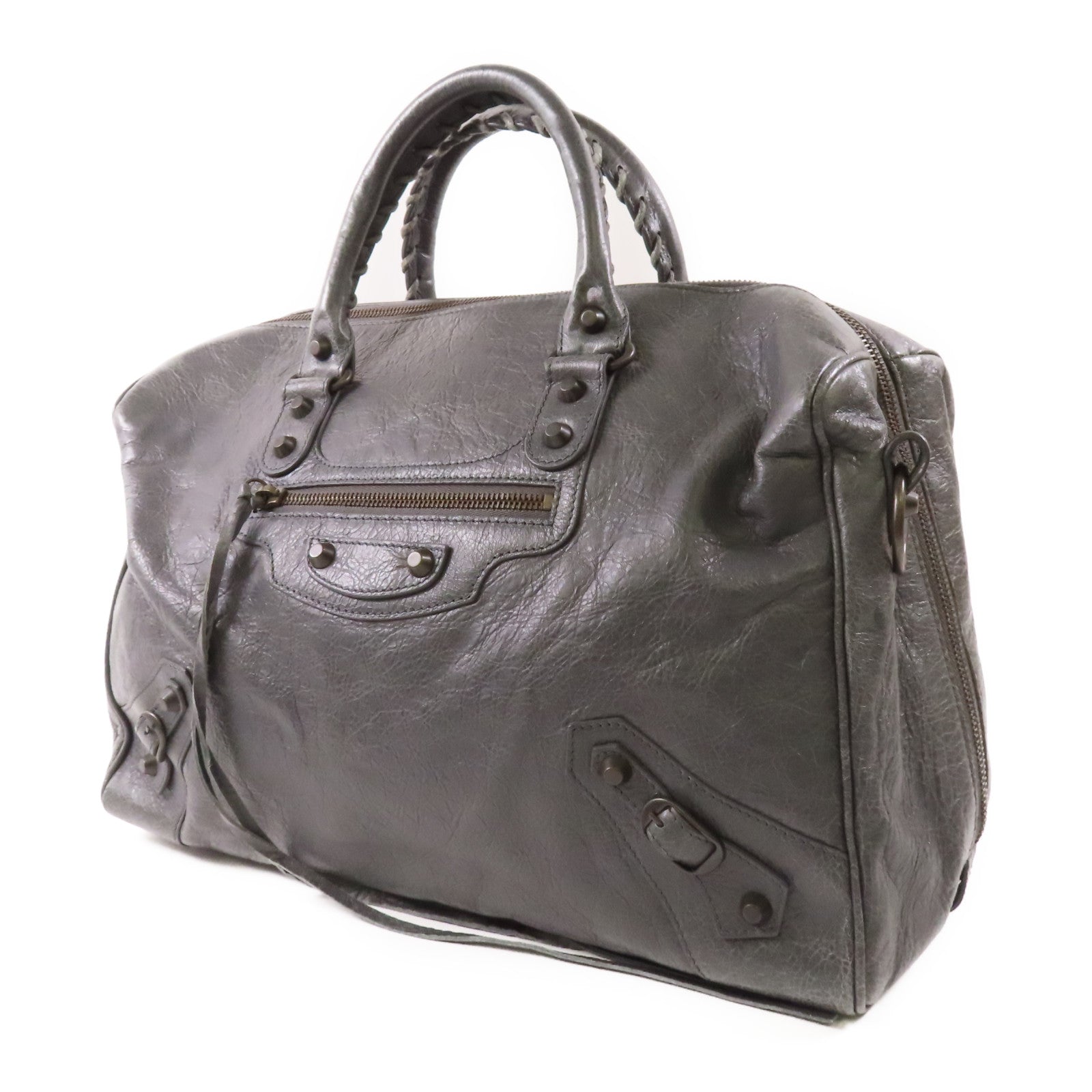 BALENCIAGA 牛皮皮革Polly Bag手挽肩背兩用袋