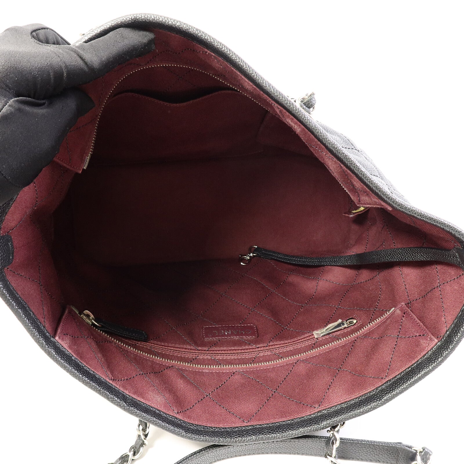 CHANEL 牛皮皮革CC Quited Tote Bag手挽袋