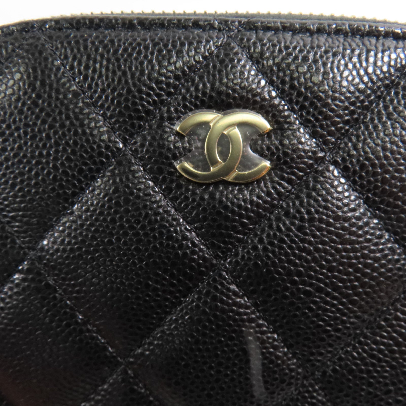 CHANEL 牛皮皮革Shoulder Bag金扣鏈帶肩背袋