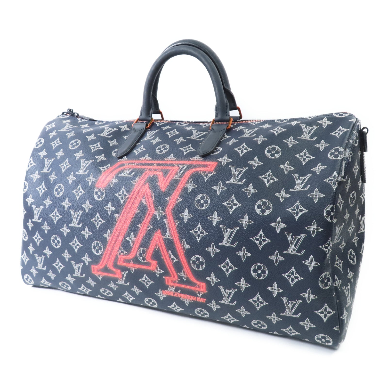 LOUIS VUITTON Monogram Upside down Keepall 50 Bandouliere手挽肩背兩用袋