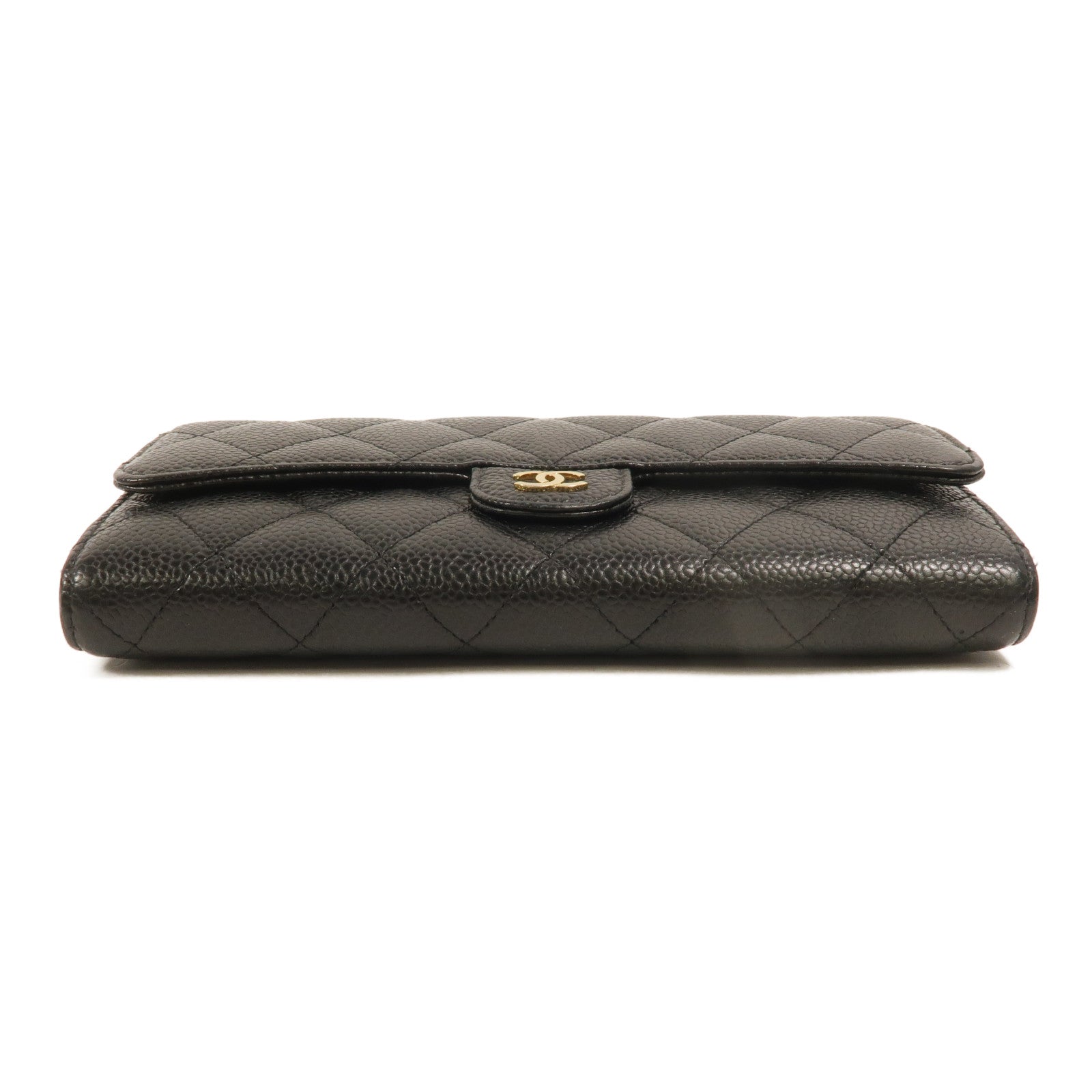 CHANEL 牛皮皮革Classic Long Flap Wallet長錢包