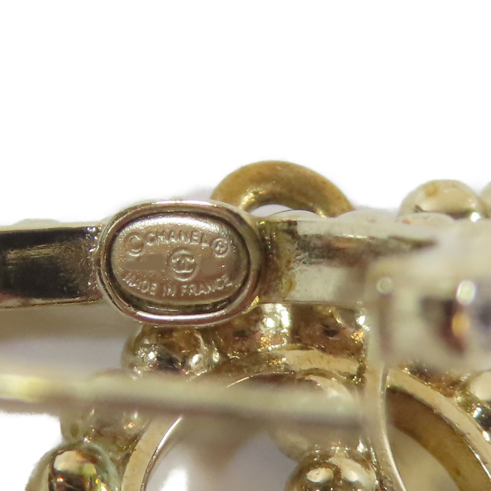 CHANEL 金屬Earring金色