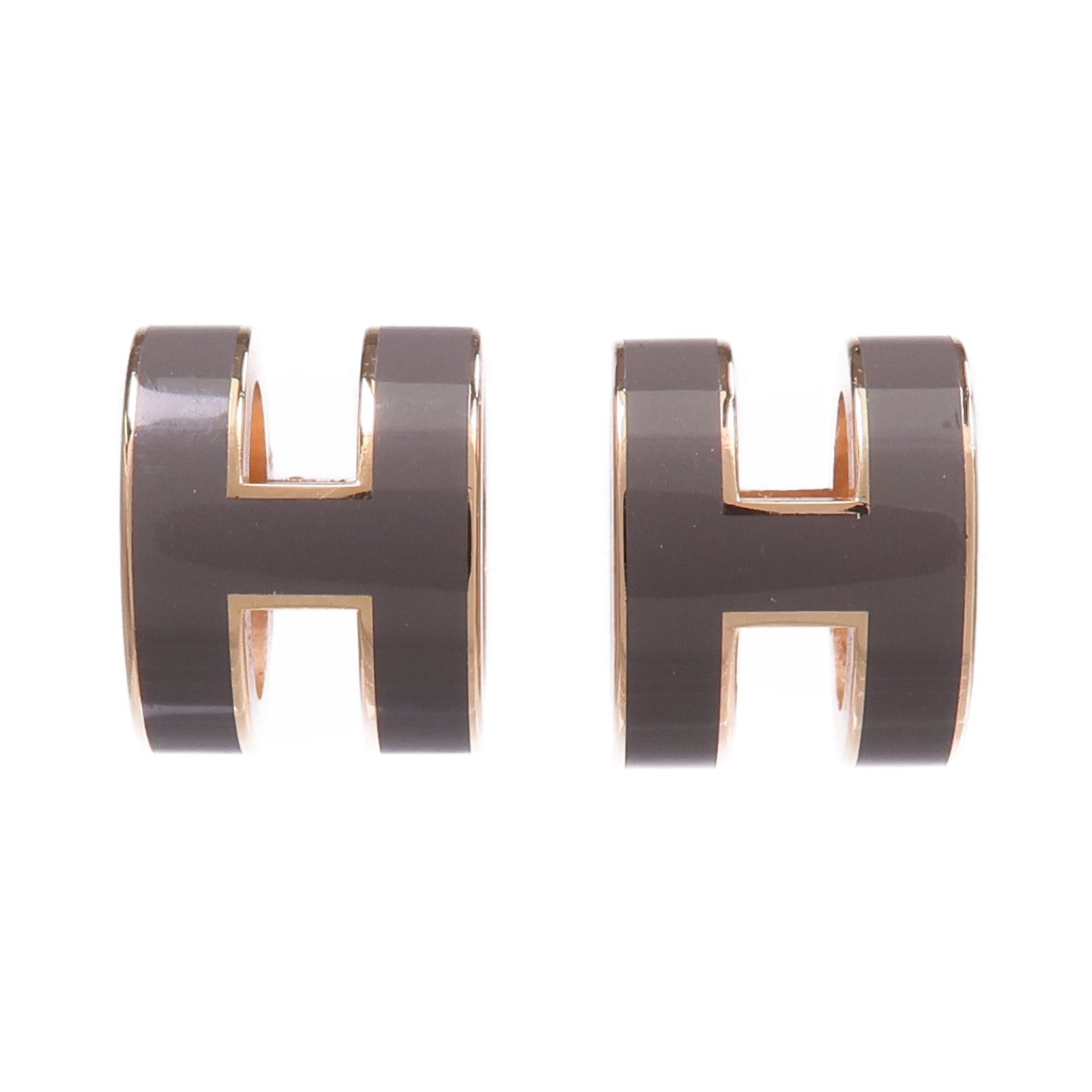 HERMES 金屬Pop H耳環