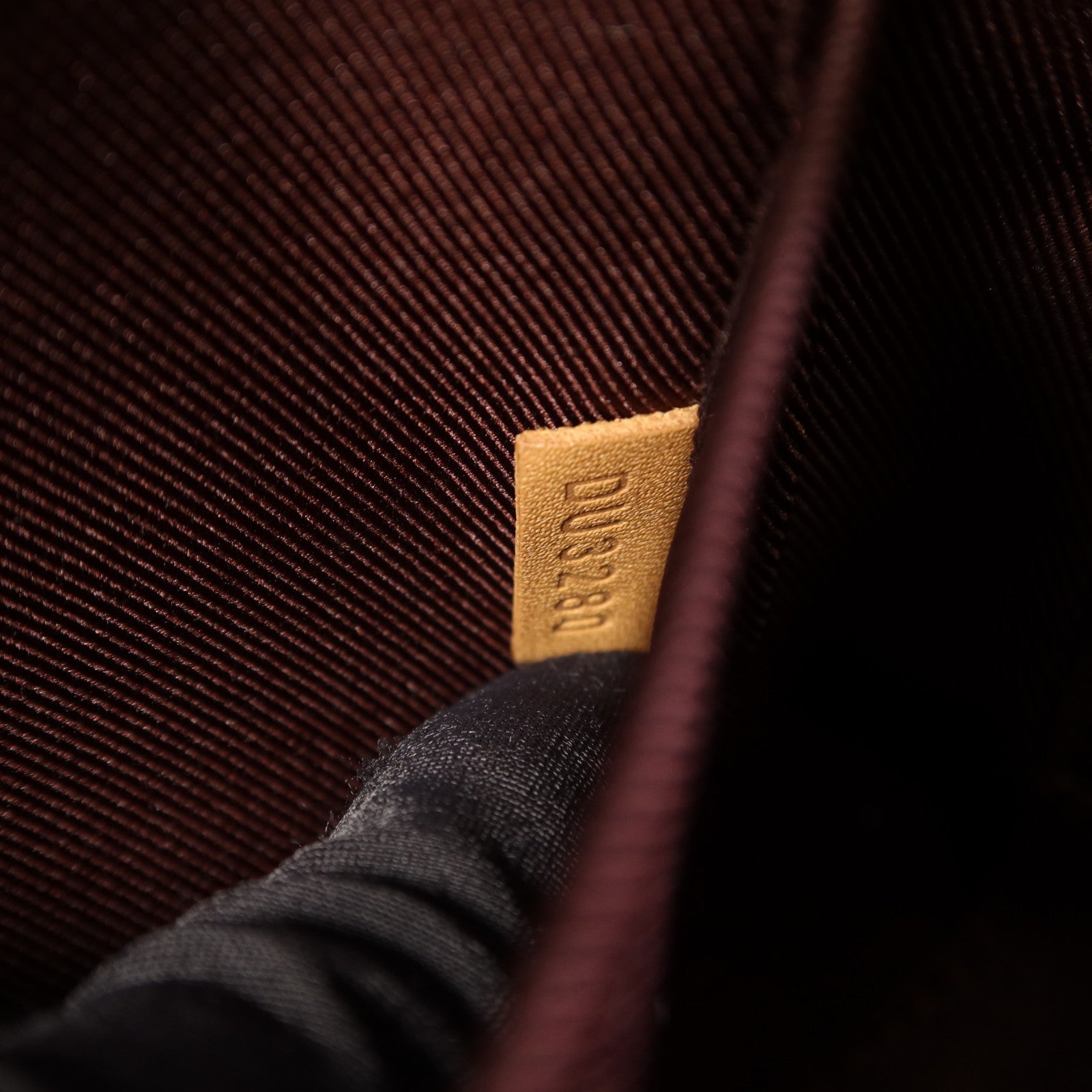 LOUIS VUITTON Monogram Deauville Mini金扣肩背袋棕色