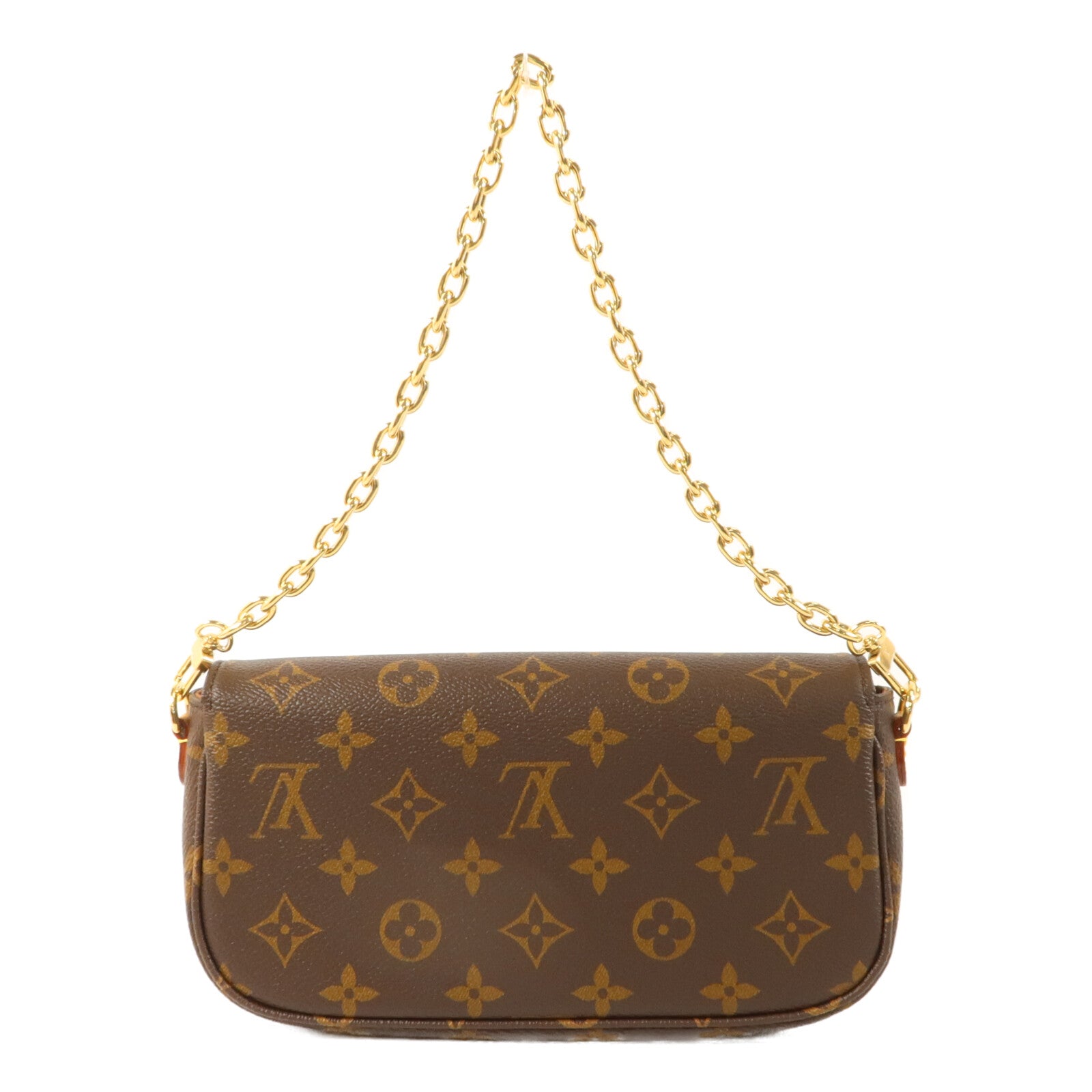 LOUIS VUITTON Monogram Wallet On Chain Ivy金扣肩背袋