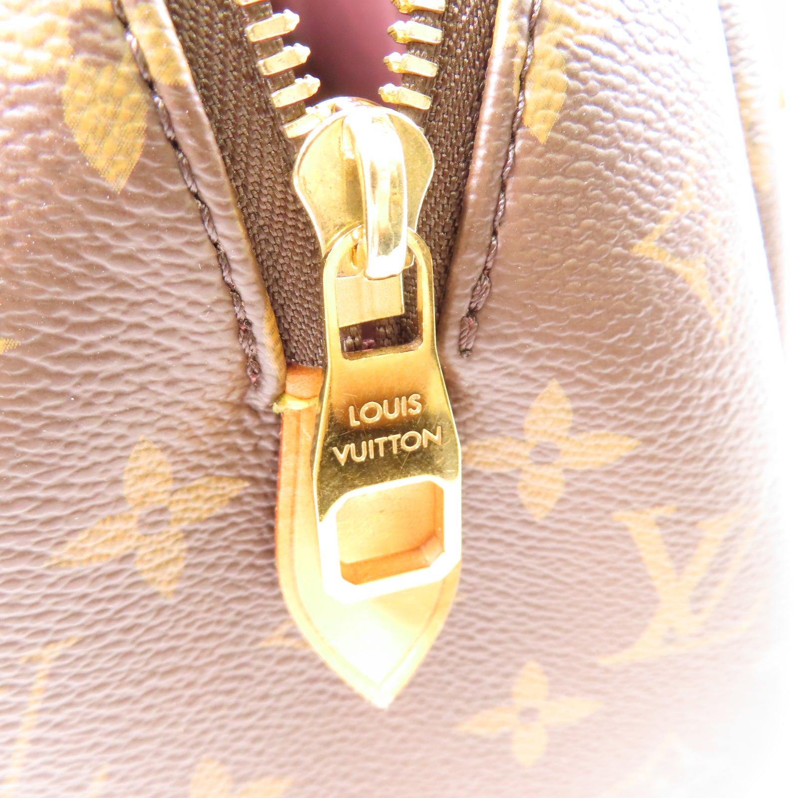 LOUIS VUITTON Monogram Segur金扣手挽肩背兩用袋啡色