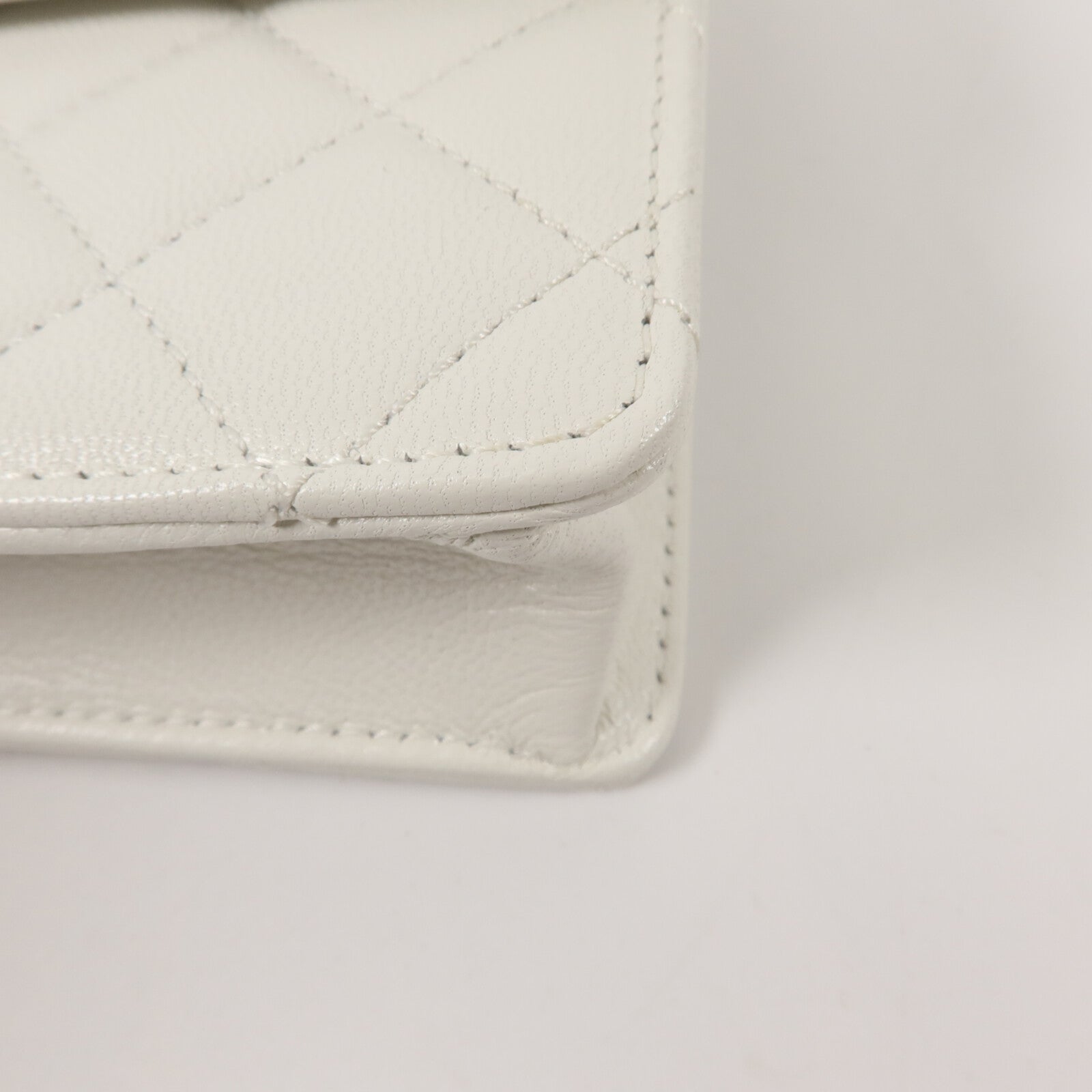CHANEL 牛皮皮革Pearl Flap Bag鏈帶肩背袋