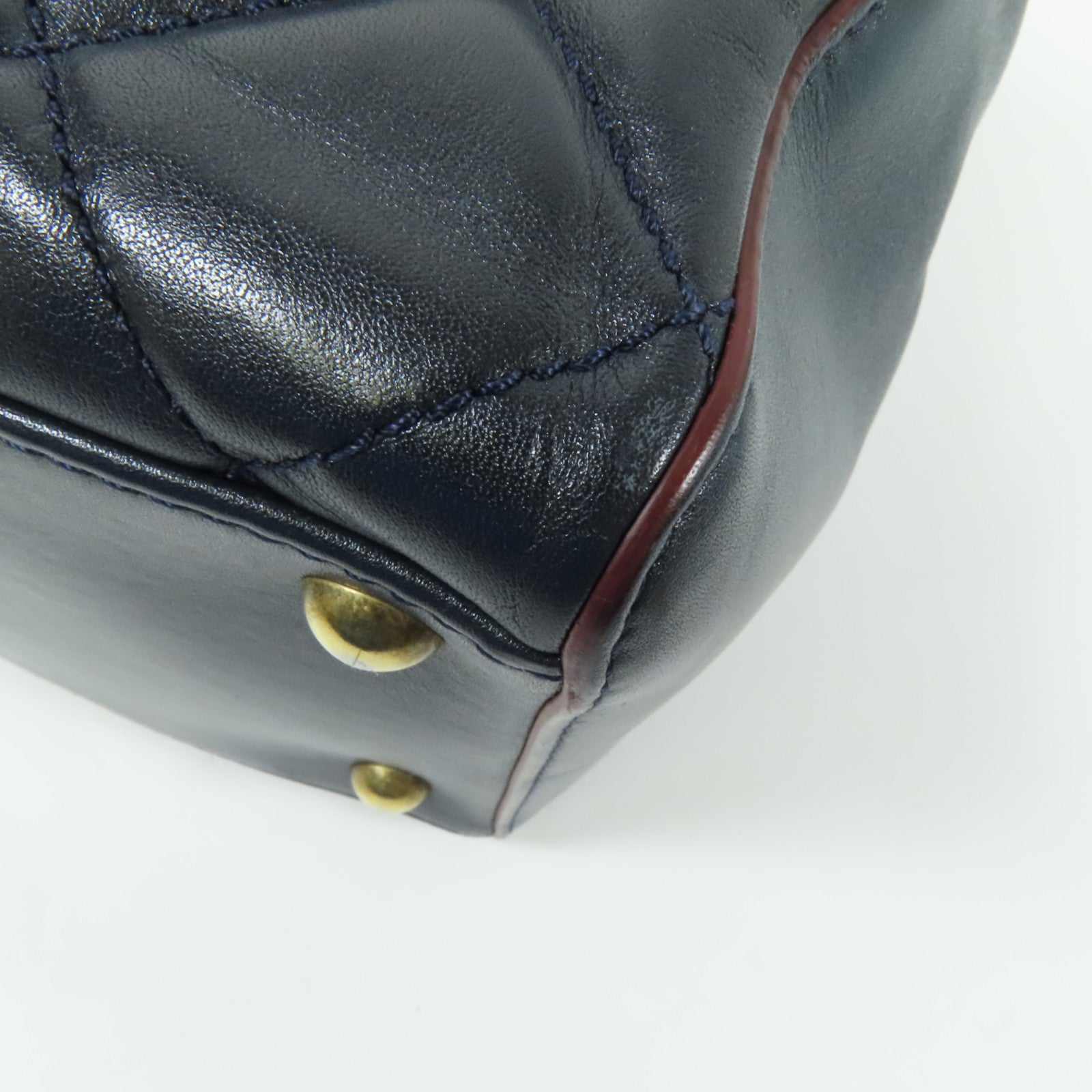 CHANEL 牛皮皮革Chain Shoulder金扣肩背袋