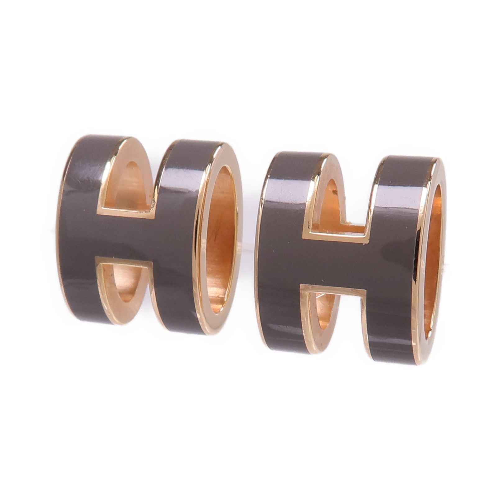 HERMES 金屬Pop H耳環