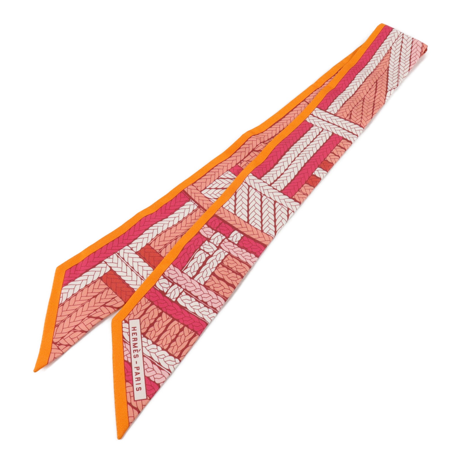 HERMES 絲質Twilly絲巾