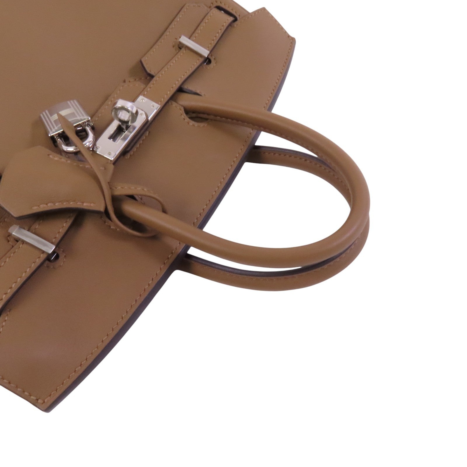 HERMES 【激減優惠】Swift皮革Birkin 25銀扣手挽袋