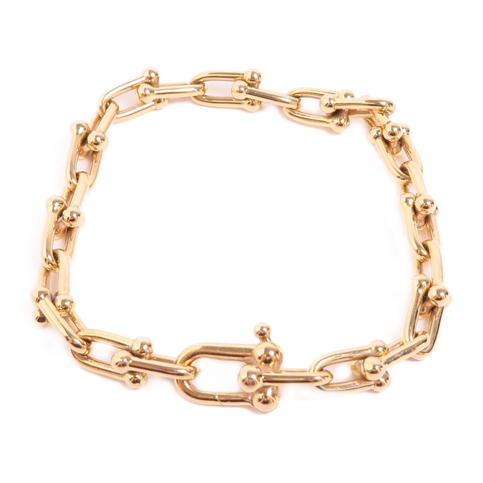 TIFFANY＆CO 18K玫瑰金Small Link Bracelet手鏈