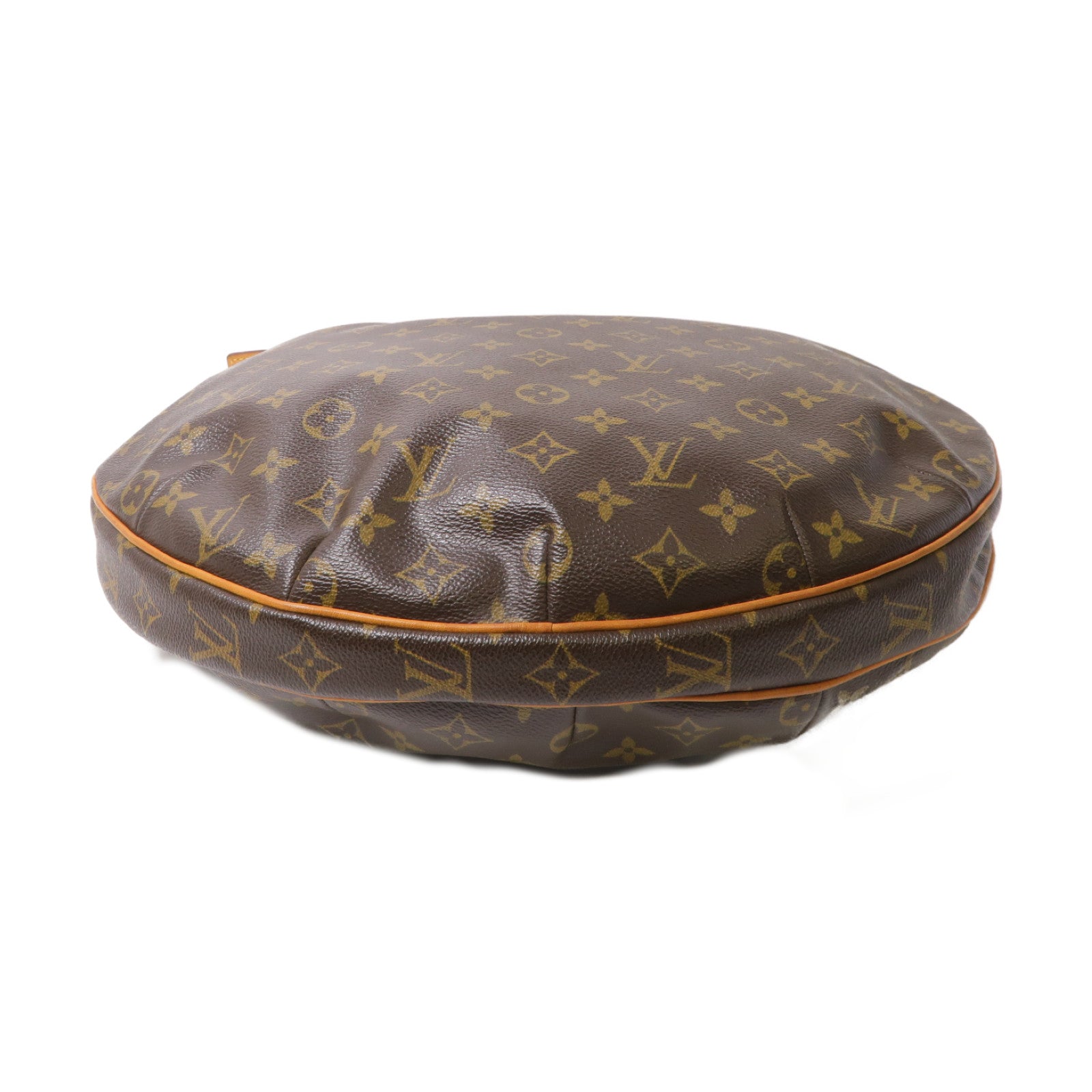 LOUIS VUITTON Monogram Croissant GM金扣肩背袋啡色