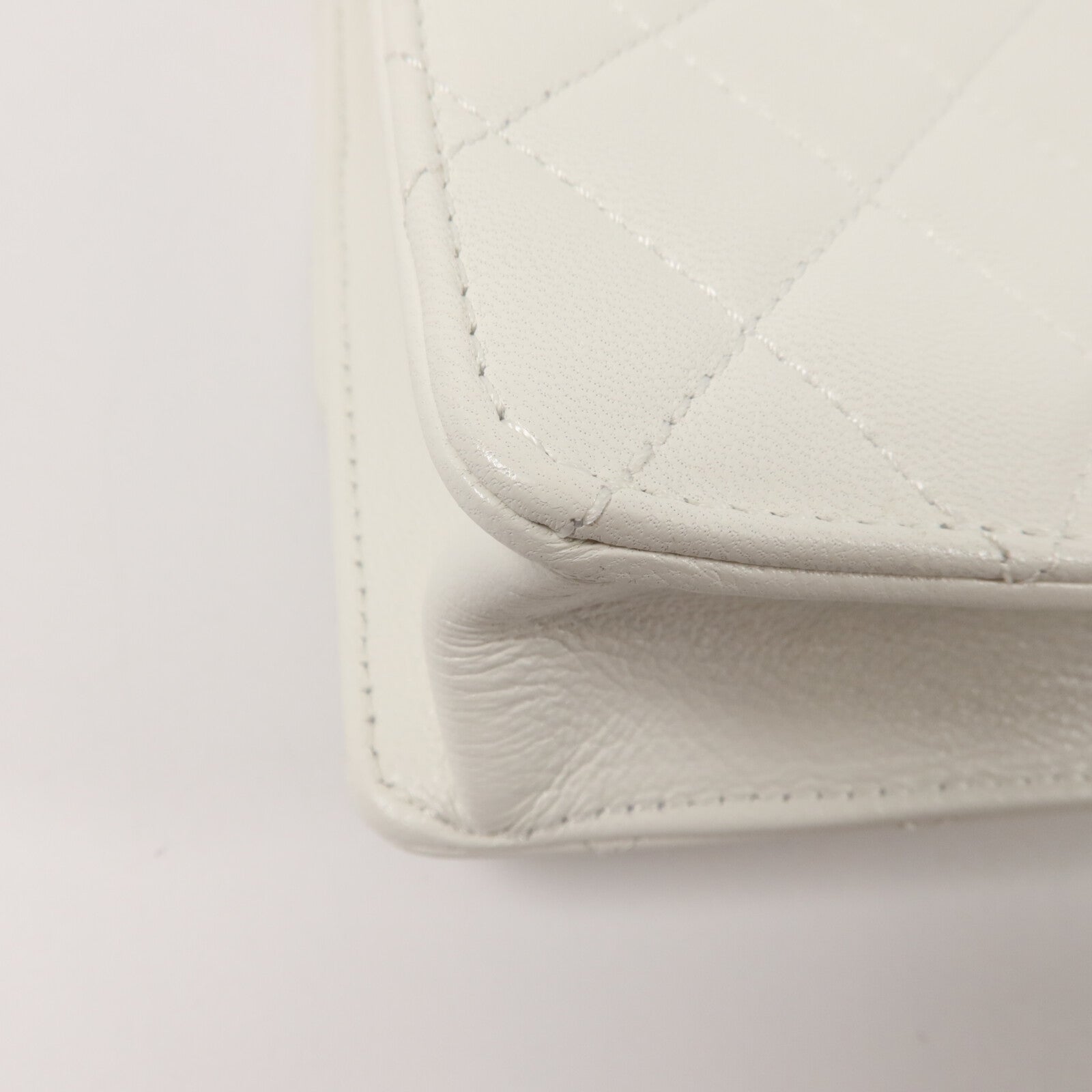 CHANEL 牛皮皮革Pearl Flap Bag鏈帶肩背袋