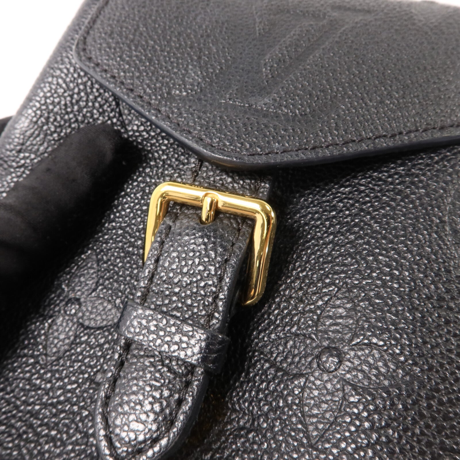 LOUIS VUITTON Monogram Empreinte Tiny Backpack金扣背包